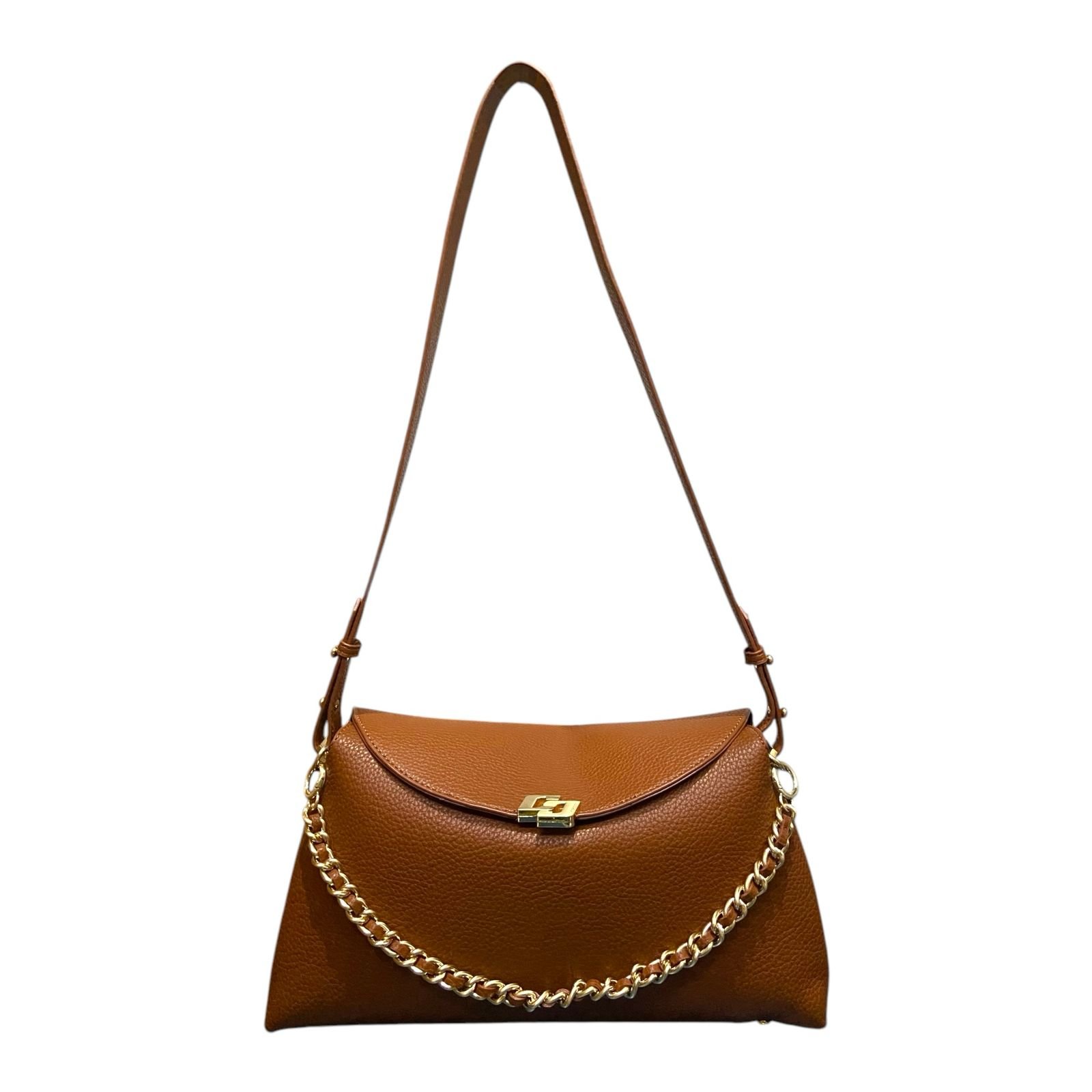 Bolsa Feminina Colcci Iconic Long Alça Dupla Media Marrom