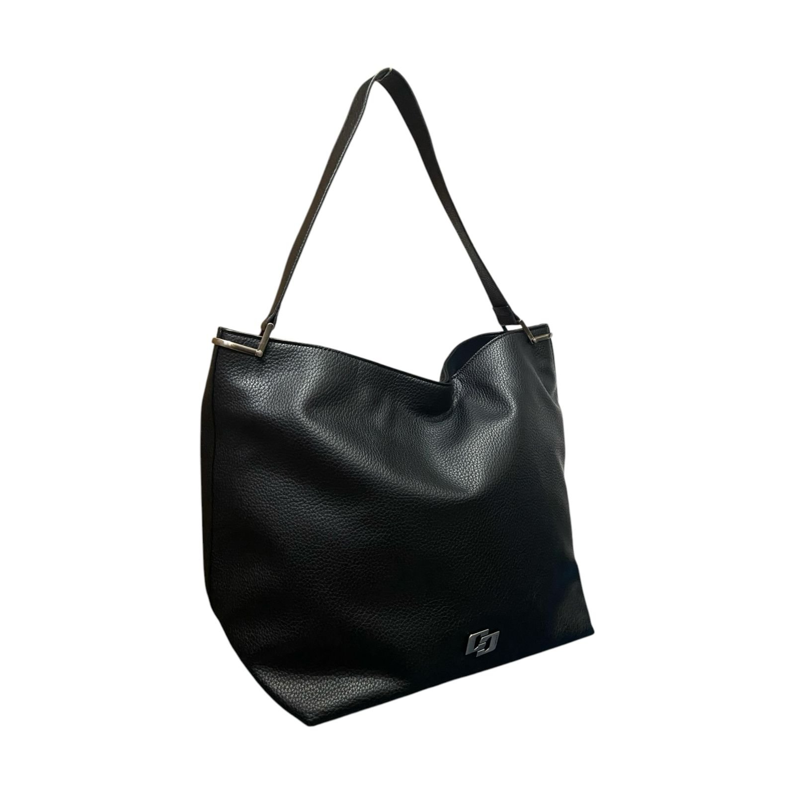 Bolsa Feminina Colcci Iconic Hobo Alça De Ombro Grande Preto Preto 2