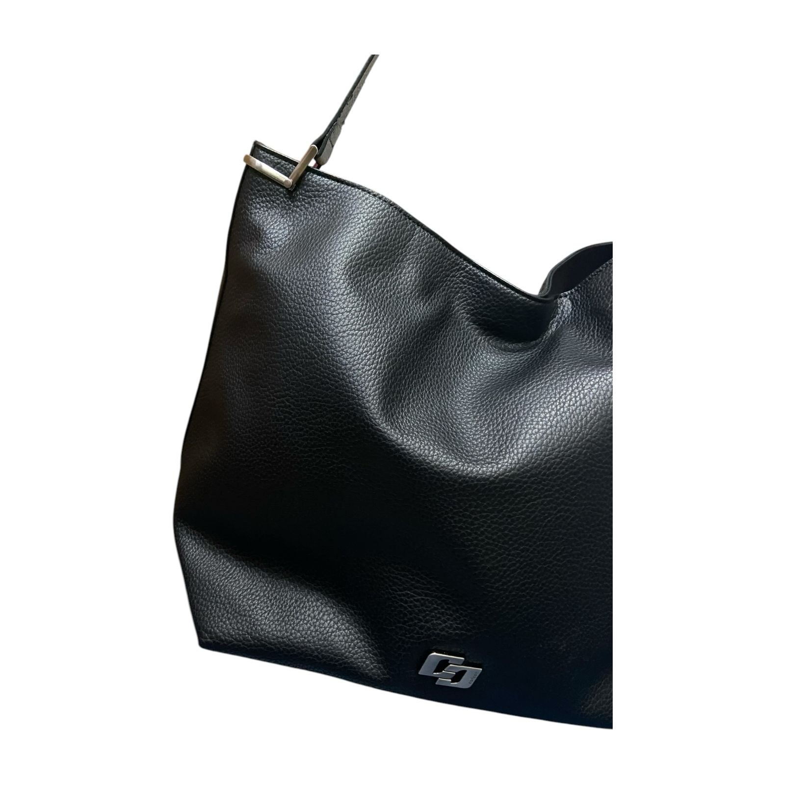 Bolsa Feminina Colcci Iconic Hobo Alça De Ombro Grande Preto Preto 3