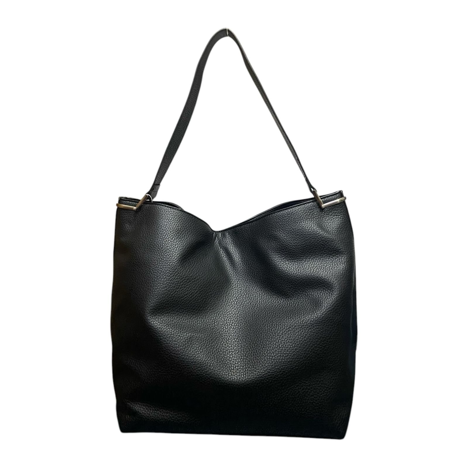 Bolsa Feminina Colcci Iconic Hobo Alça De Ombro Grande Preto Preto 5