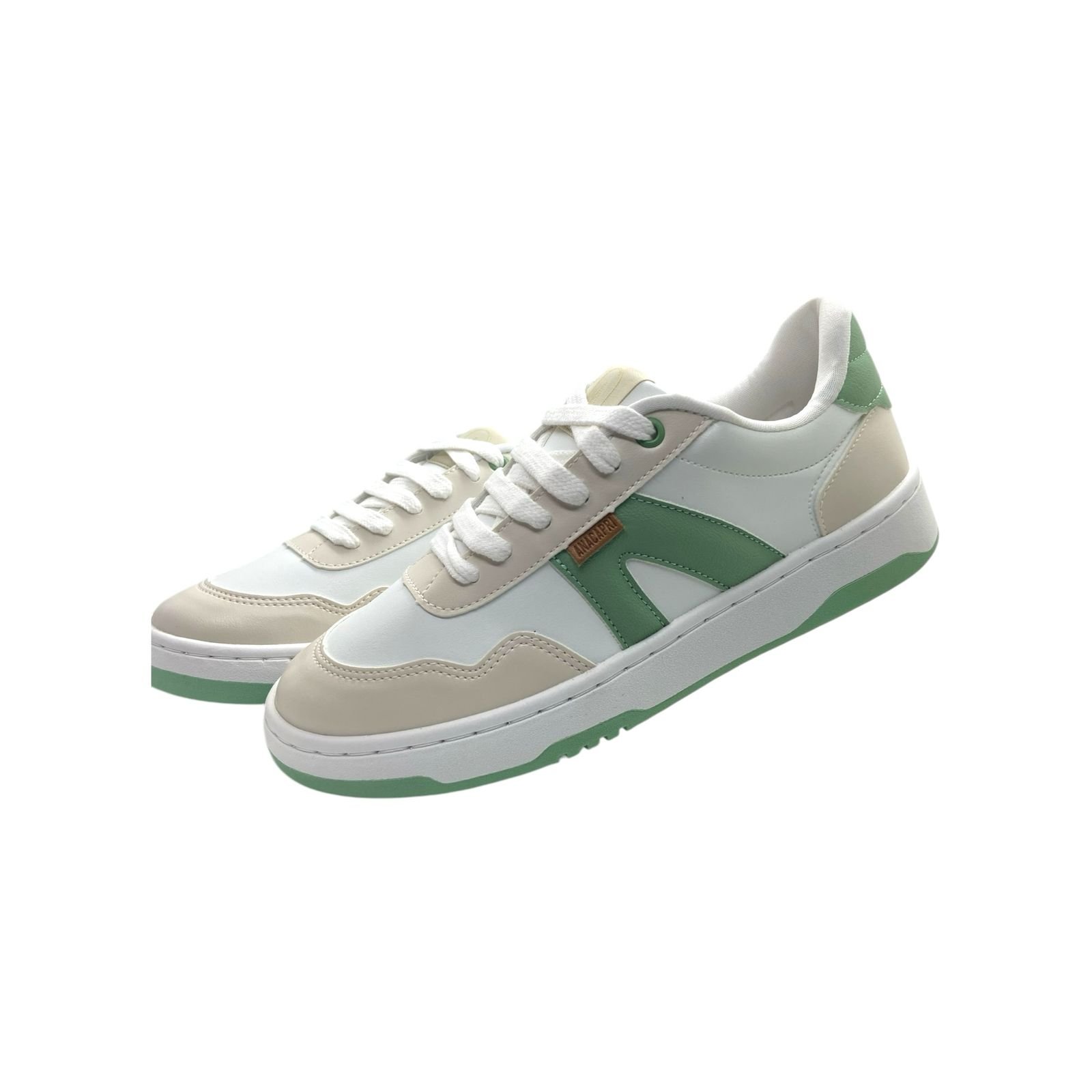 Tenis Feminino Anacapri Casual AC1119 Verde Branco/Verde 3