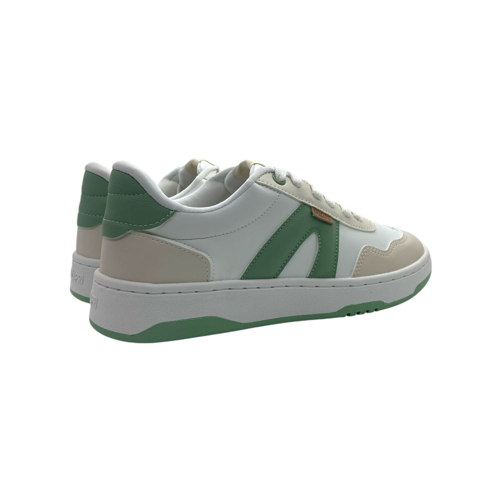 Tenis Feminino Anacapri Casual AC1119 Verde Branco/Verde 4