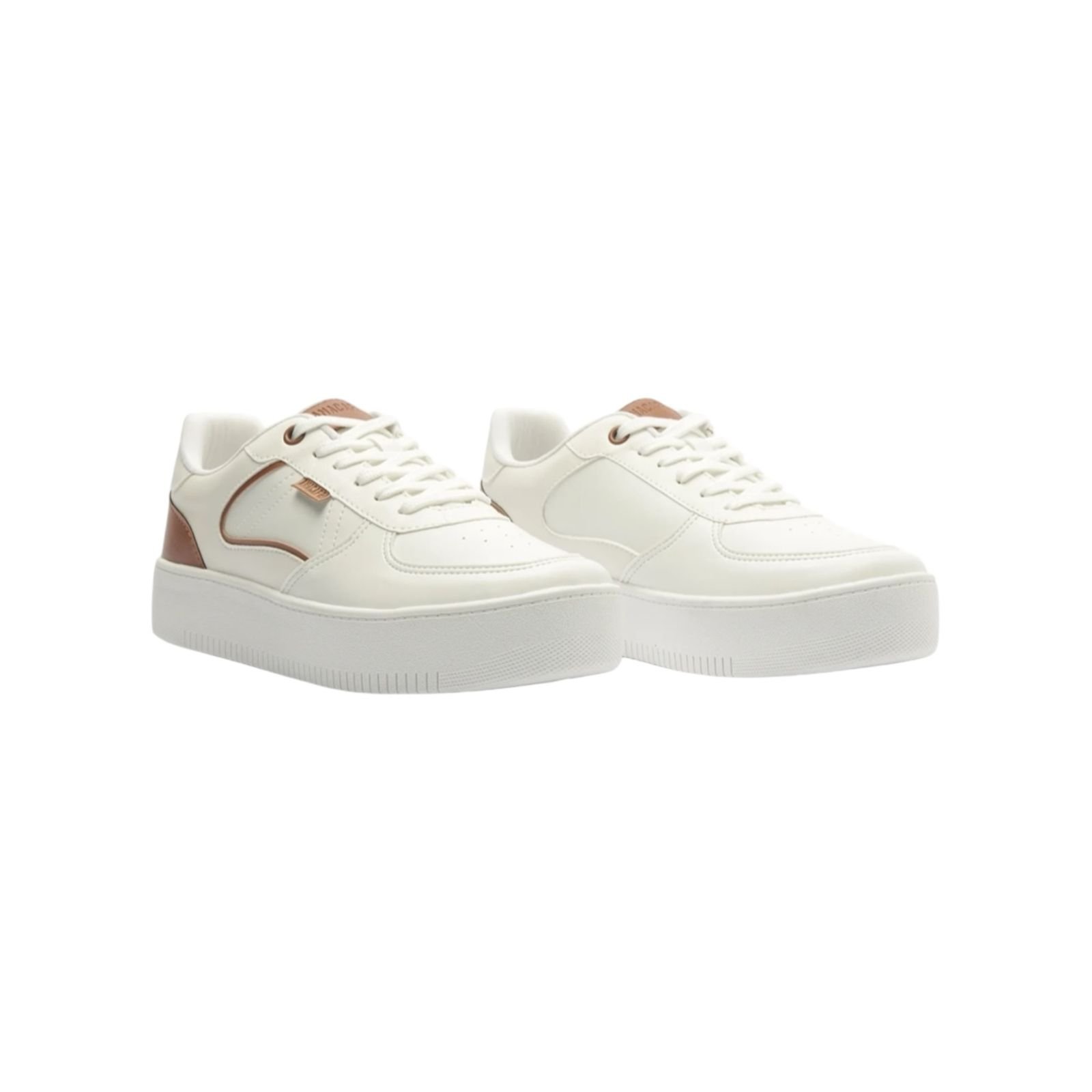 Tenis Feminino Anacapri Casual Mis Spo Sola Alta Branco Branco 2