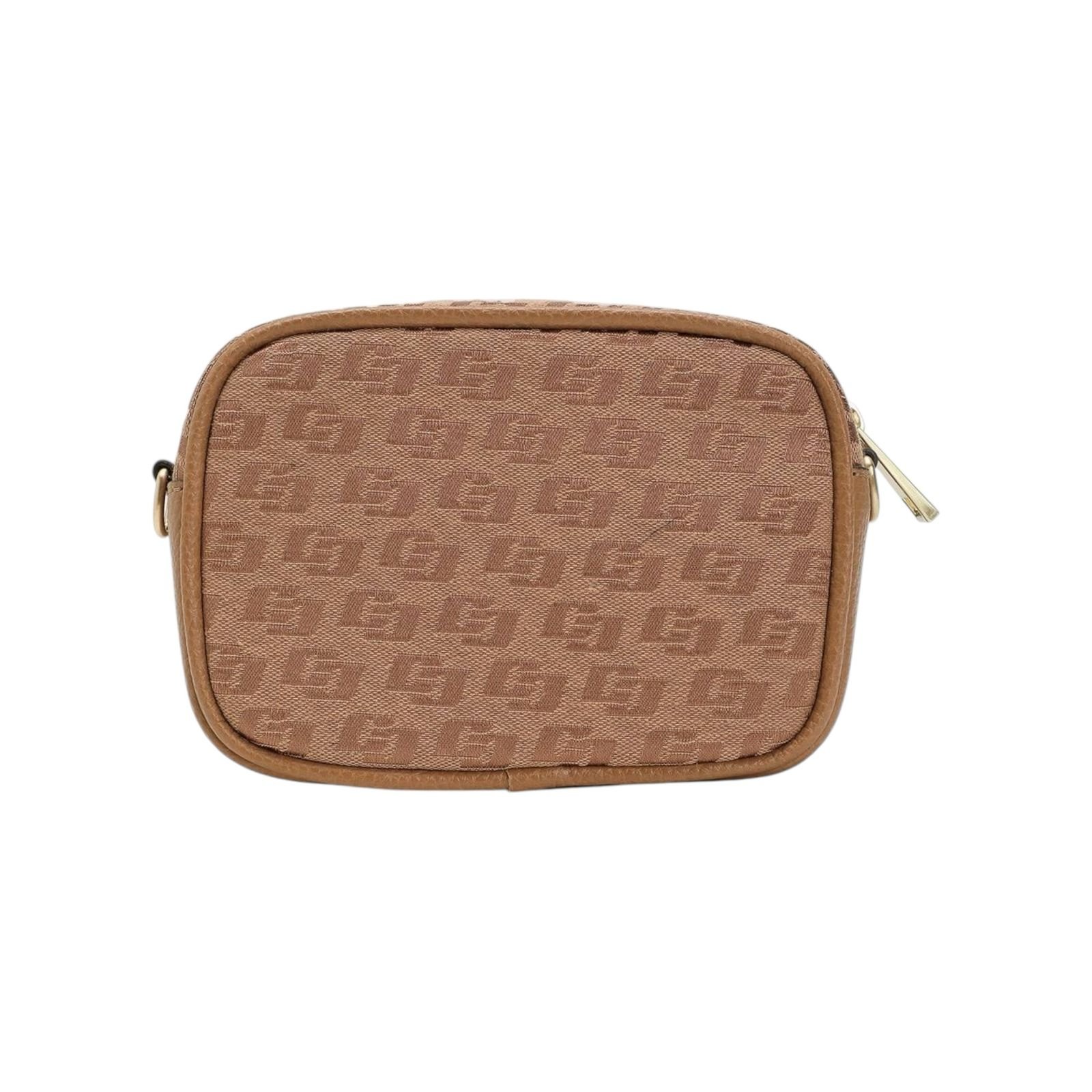 Bolsa Feminina Colcci Camera Bag Jacquard Tiracolo Pequena Caramelo Caramelo 5