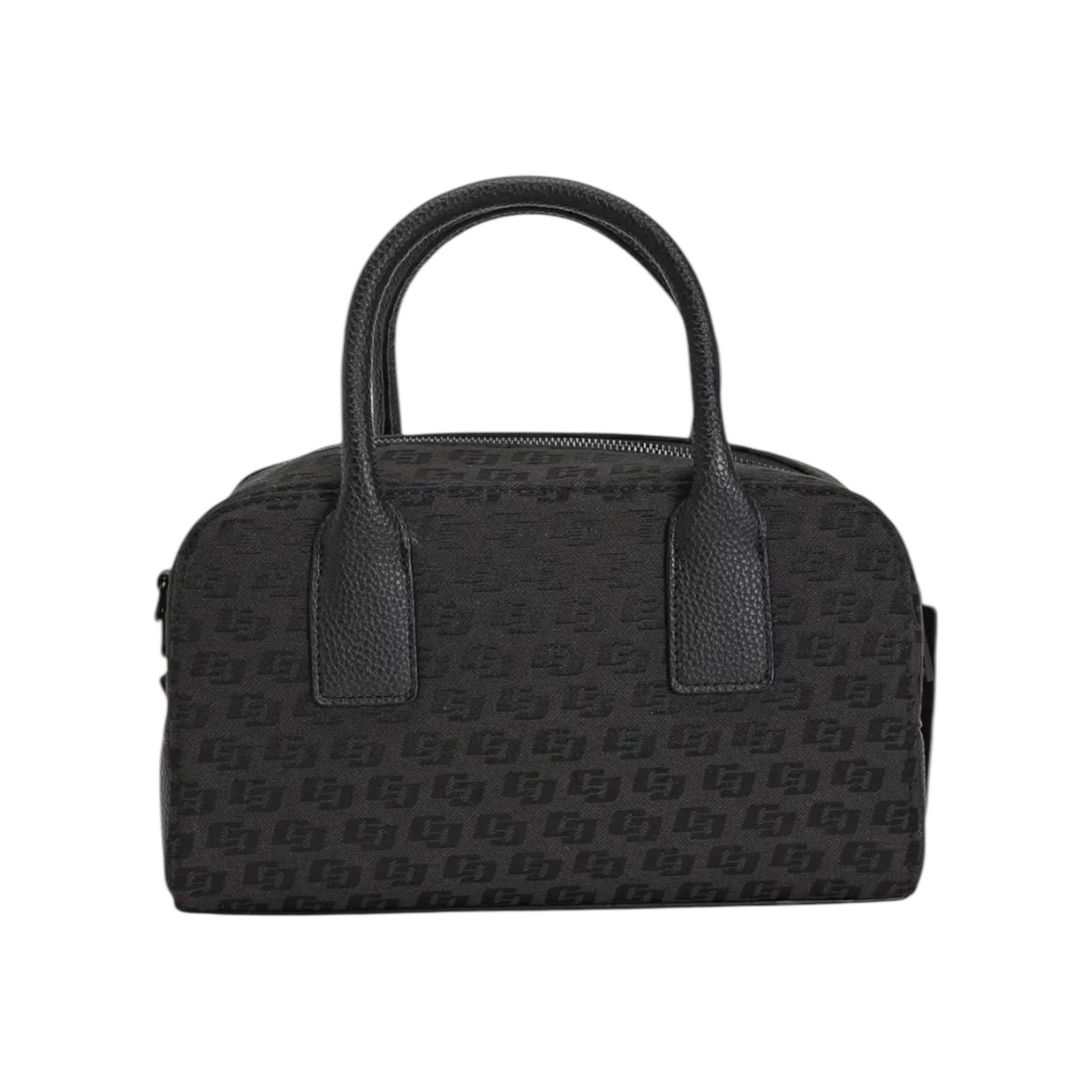 Bolsa Feminina Colcci Bowling Jacquard Alça Dupla Media Preto Preto 5