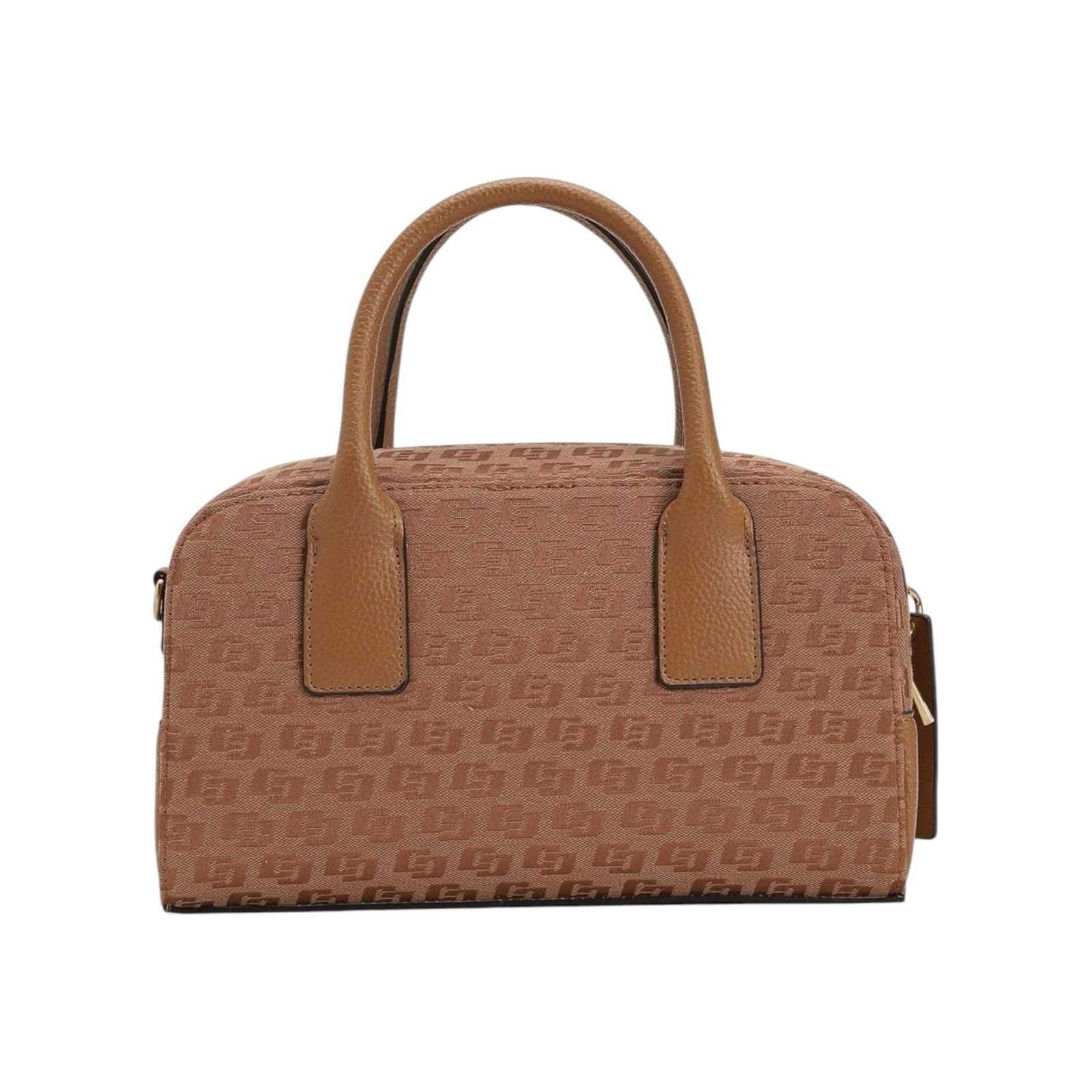 Bolsa Feminina Colcci Bowling Jacquard Alça Dupla Media Caramelo Caramelo 6