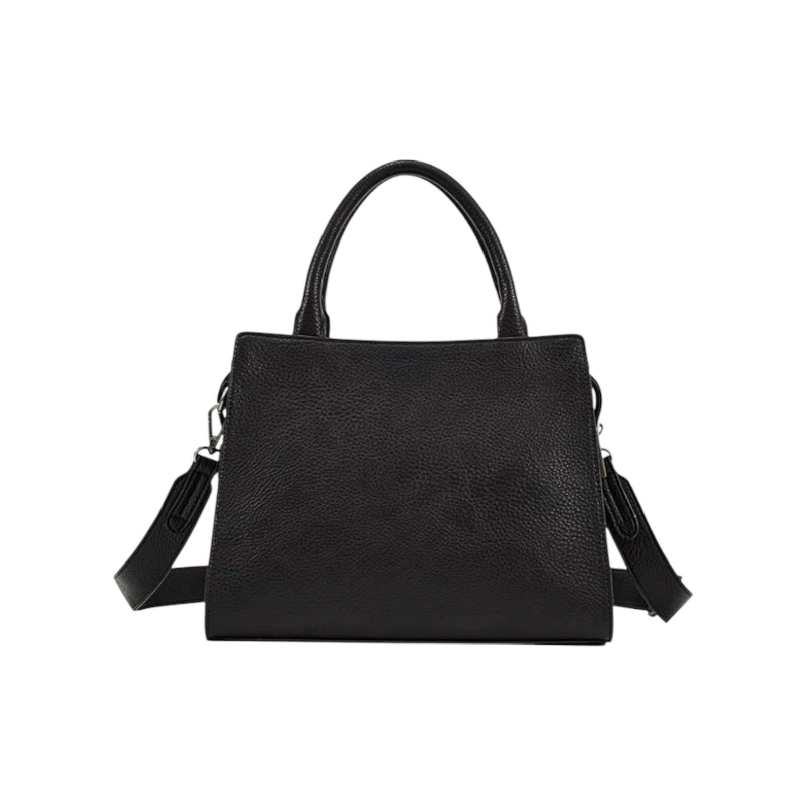 Bolsa Feminina Colcci Iconic Tote Alça Dupla Media Preto Preto 3