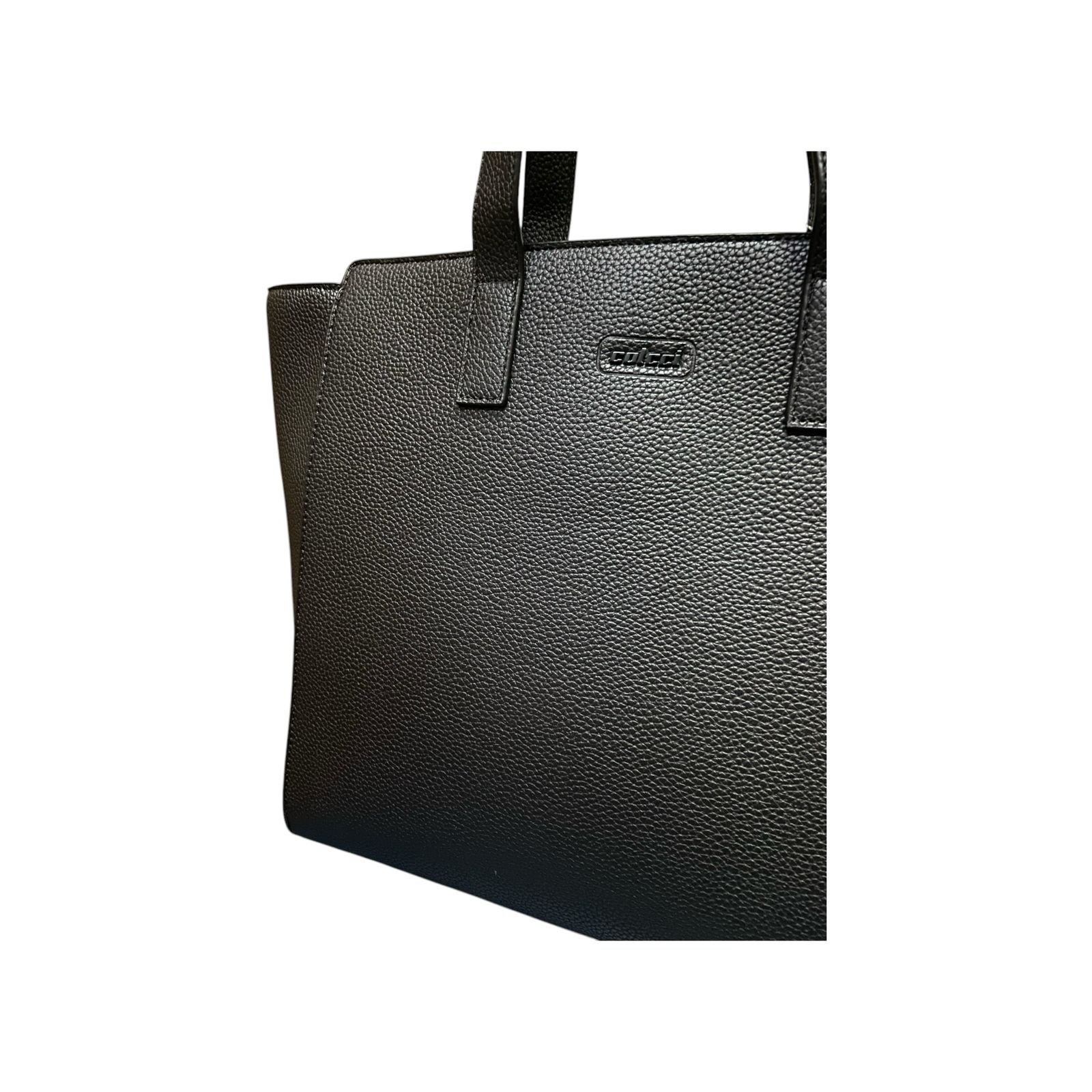 Bolsa Feminina Colcci Shopping Bag Basic De Ombro Grande Preto Preto 3