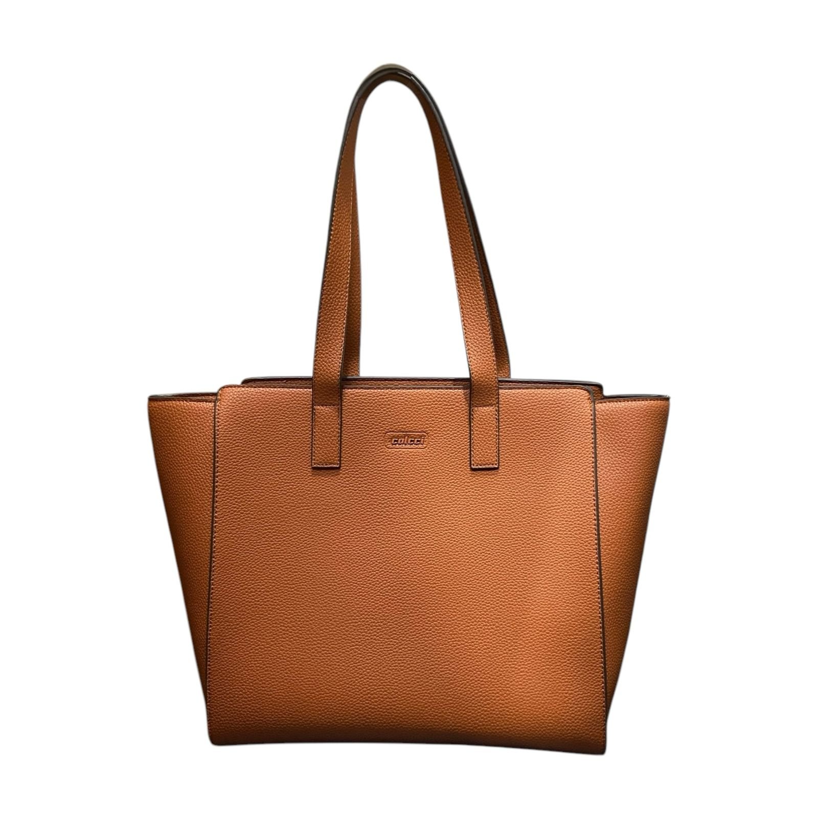 Bolsa Feminina Colcci Shopping Bag Basic De Ombro Grande Caramelo