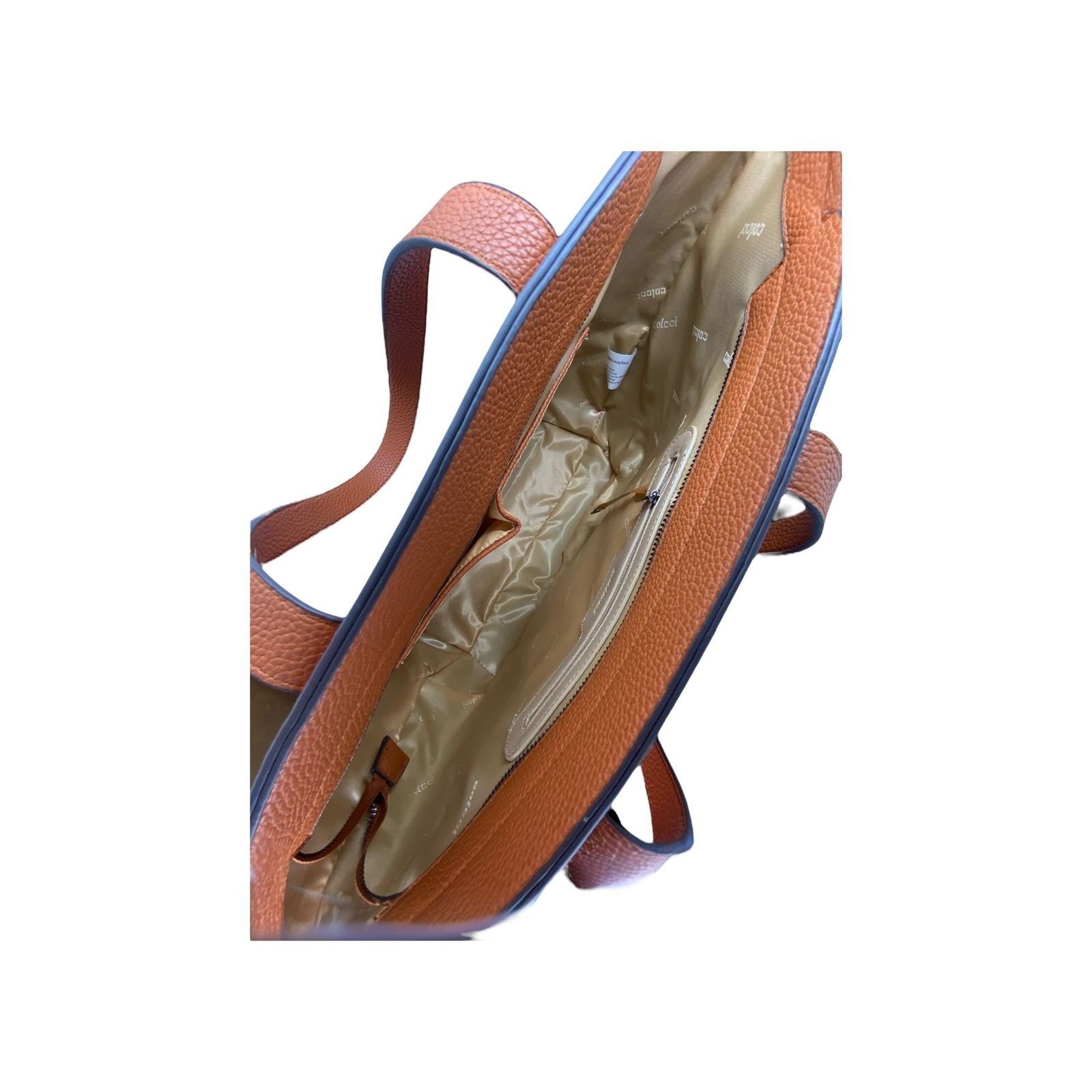 Bolsa Feminina Colcci Shopping Bag Basic De Ombro Grande Caramelo Caramelo 5