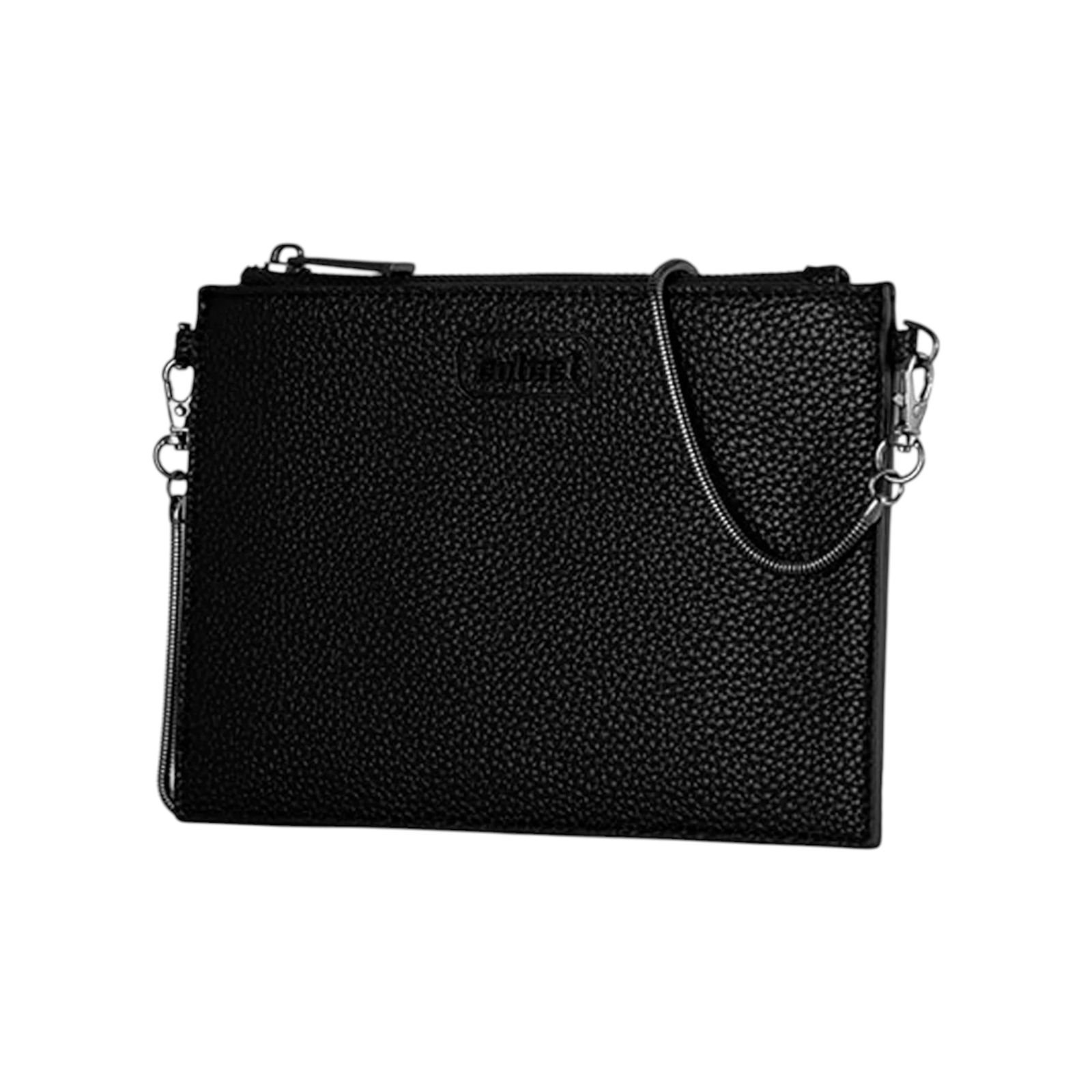 Bolsa Feminina Colcci Crossbody Flat Alça Corrente Pequena Preto Preto 2