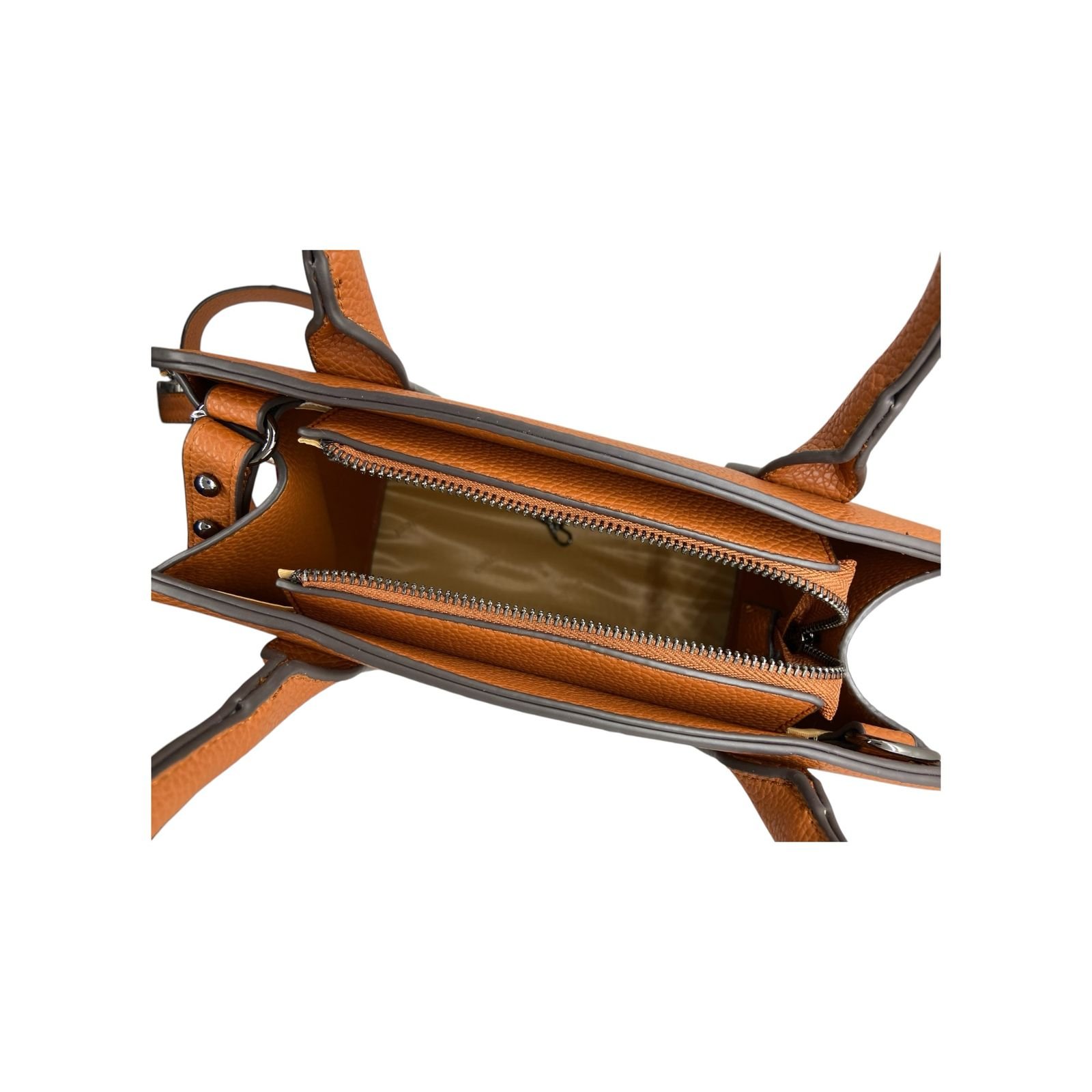 Bolsa Feminina Colcci Tote Basic Alça Dupla Media Caramelo Caramelo 3