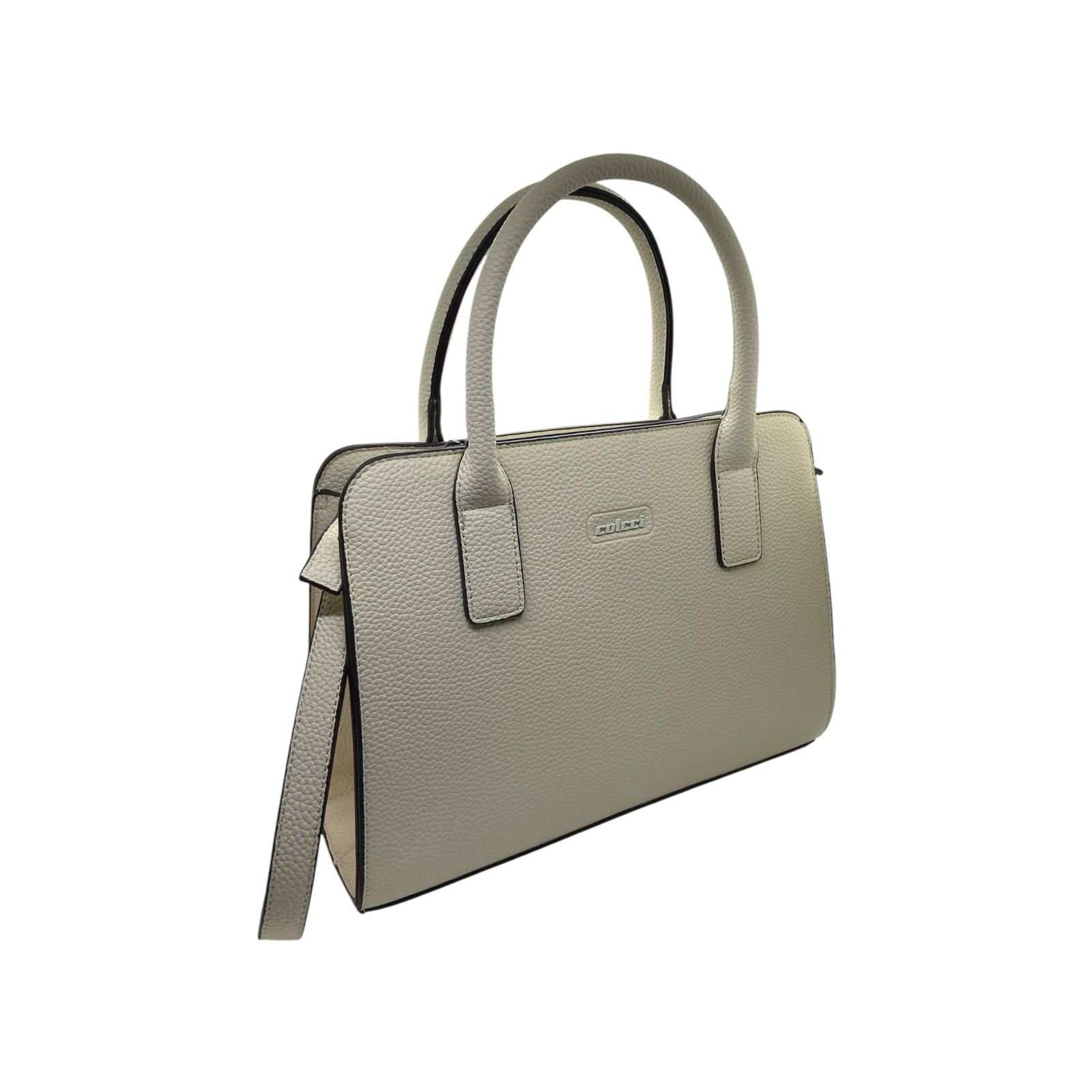 Bolsa Feminina Colcci Tote Basic Alça Dupla Media Branco Branco 2