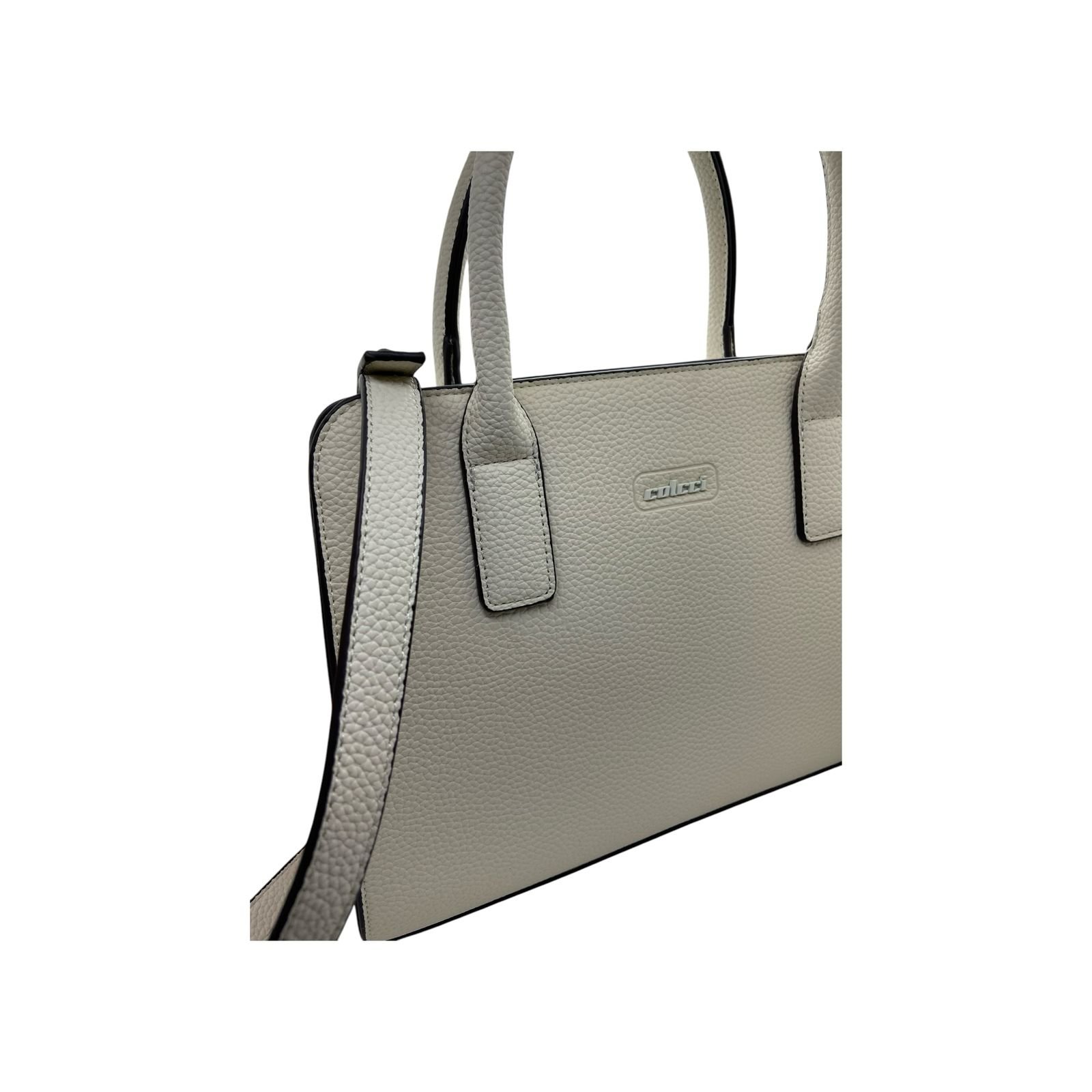 Bolsa Feminina Colcci Tote Basic Alça Dupla Media Branco Branco 4