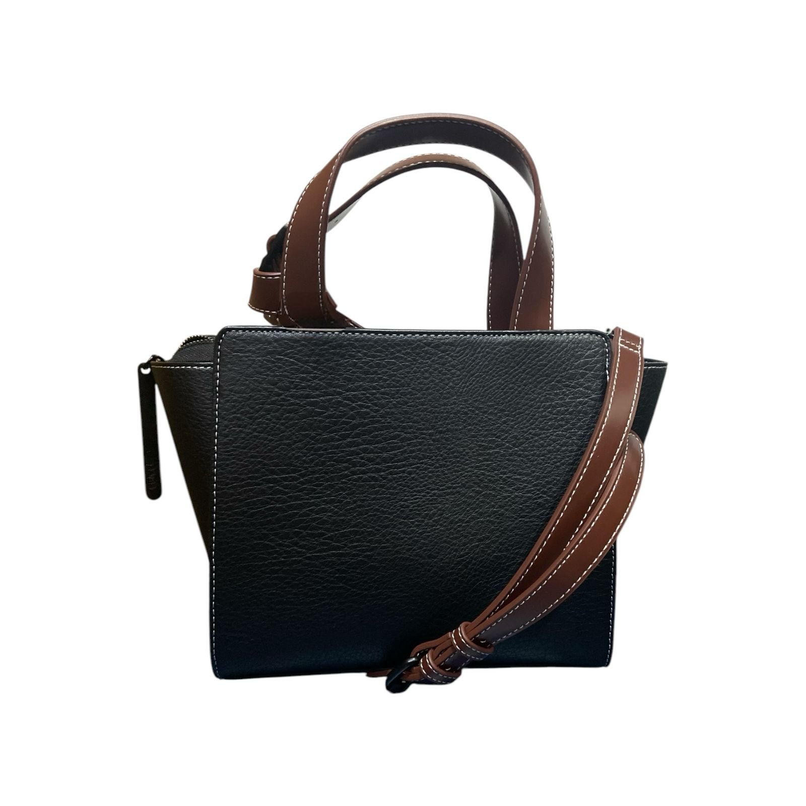 Bolsa Feminina Colcci Tote Belt Alça Dupla Media Preto Preto 4