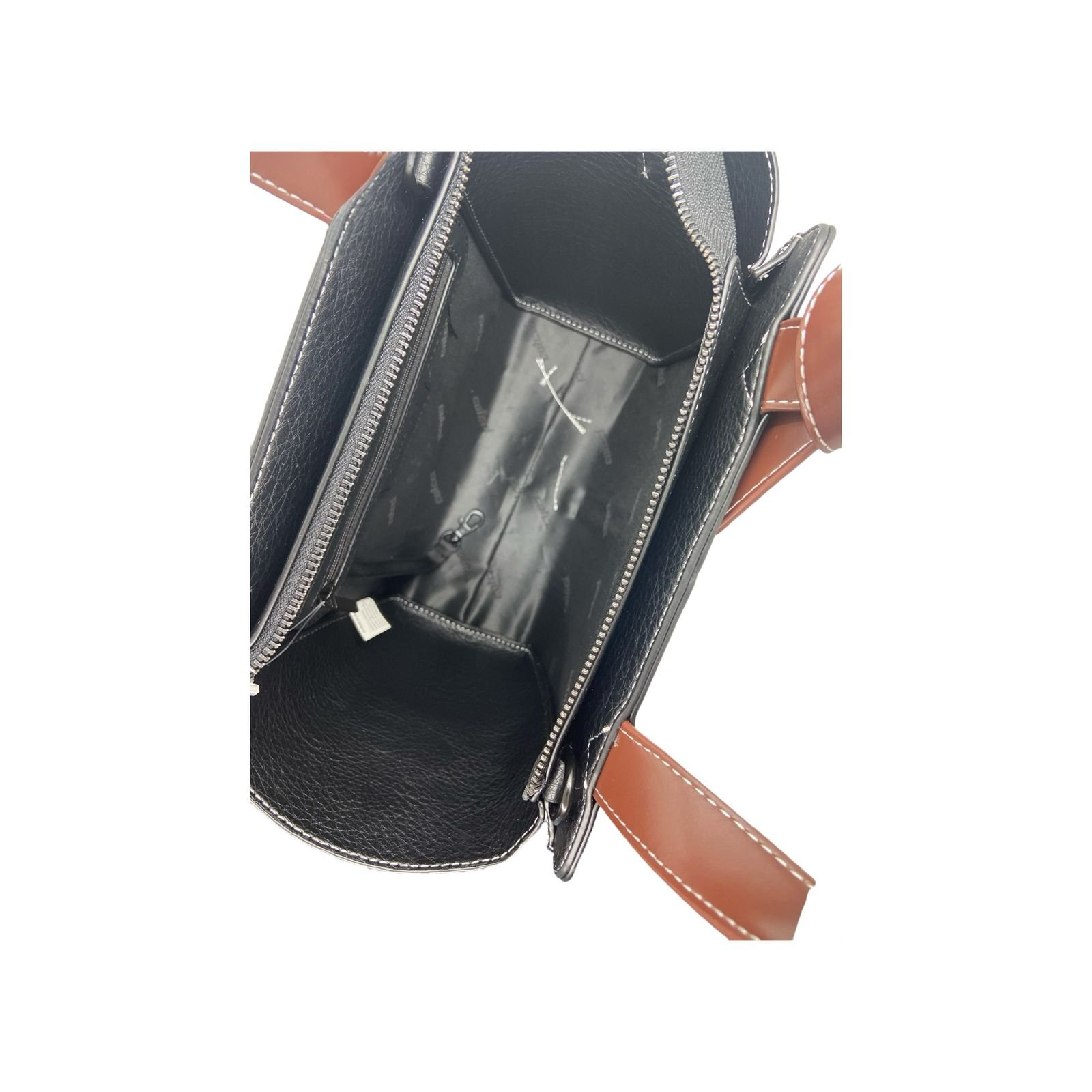 Bolsa Feminina Colcci Tote Belt Alça Dupla Media Preto Preto 5