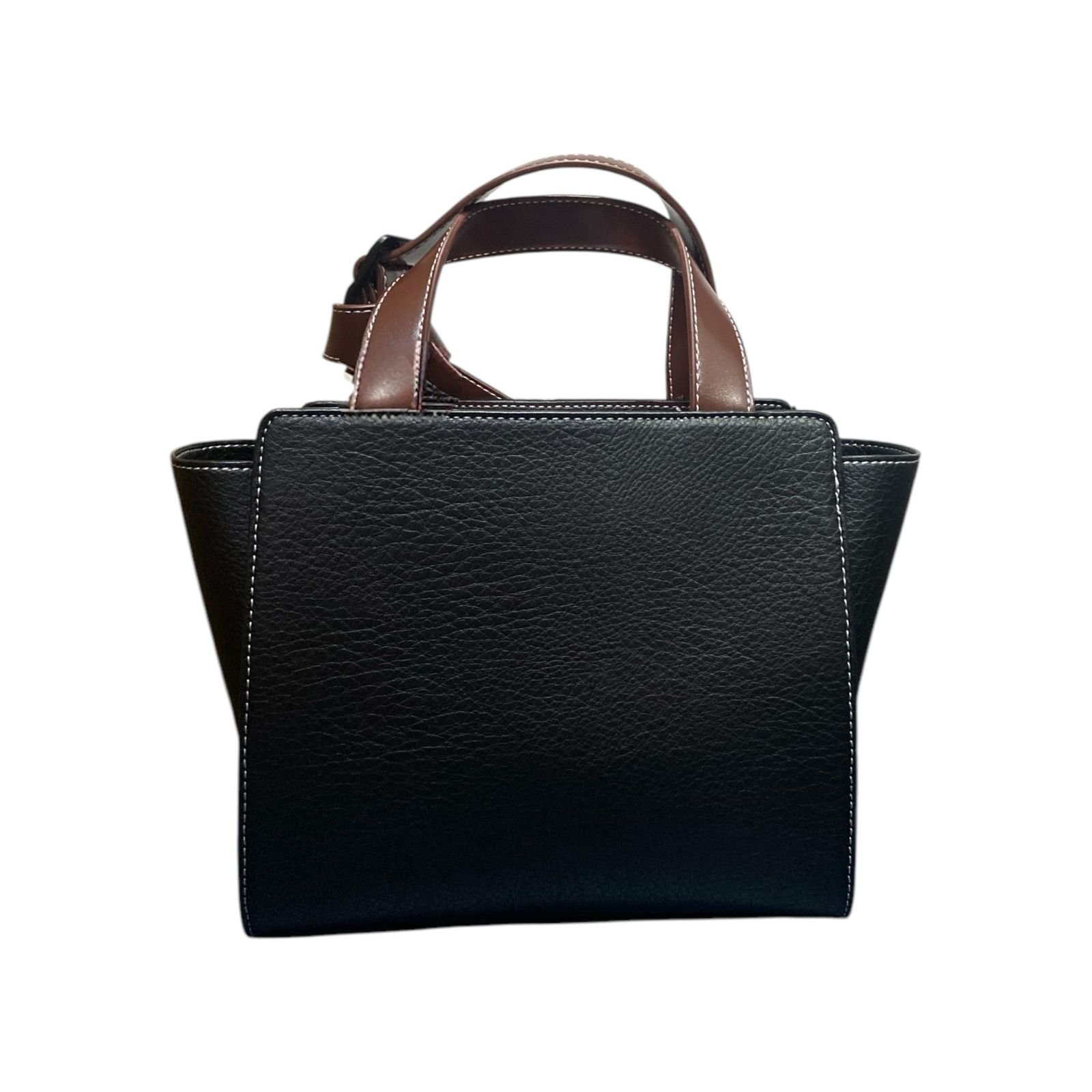Bolsa Feminina Colcci Tote Belt Alça Dupla Media Preto Preto 6