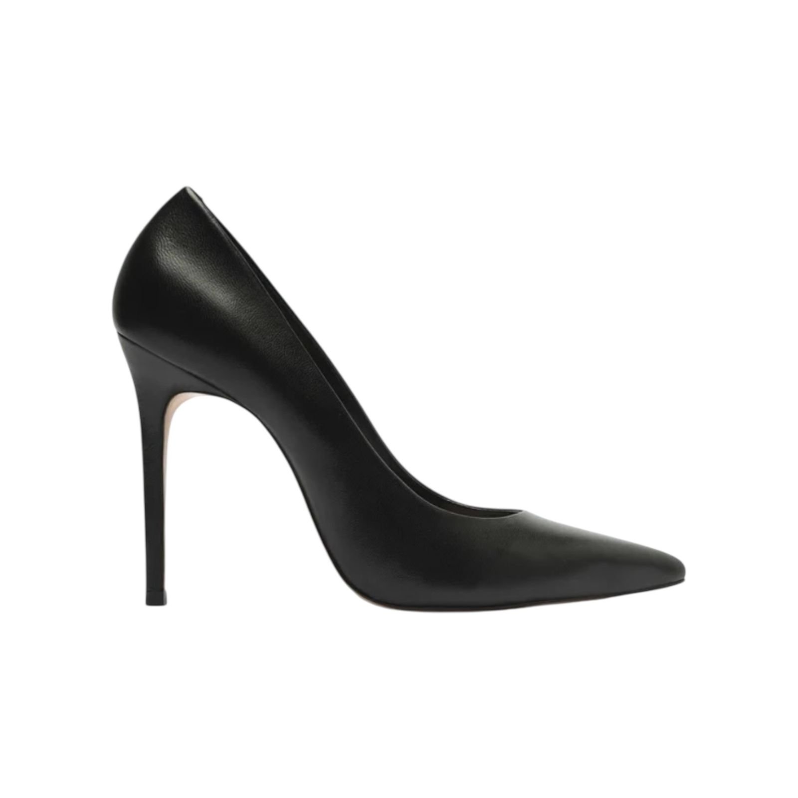 Scarpin Feminino Schutz Couro Salto Alto Fino Preto