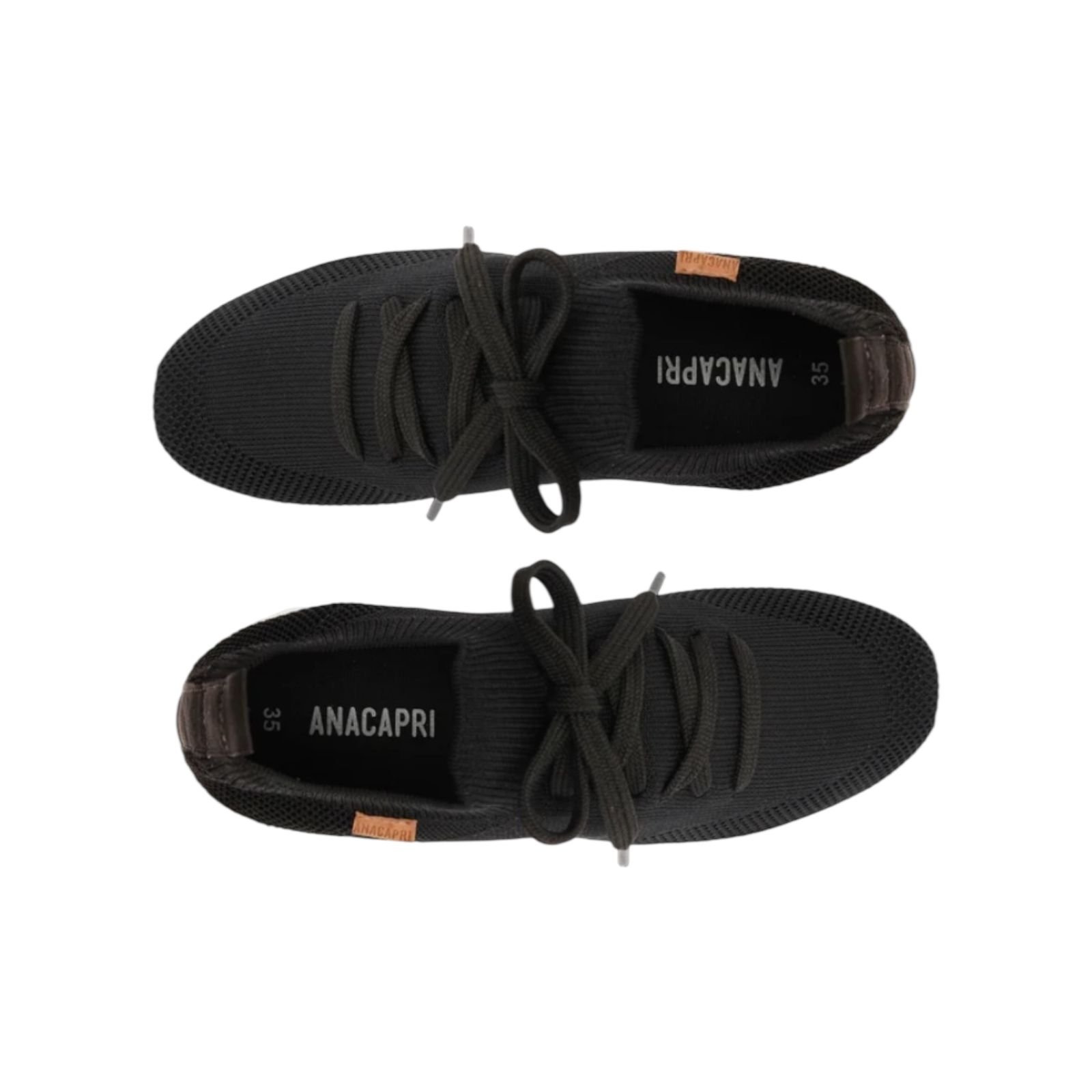 Tênis Feminino Anacapri Sporty Malha Knit Preto Preto 3