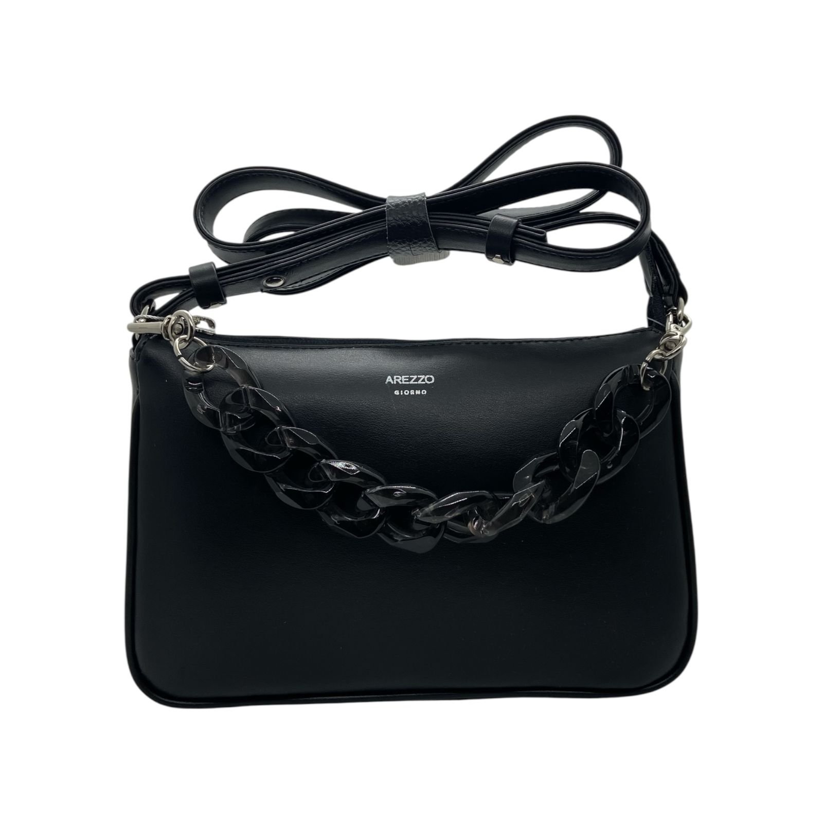 Bolsa Feminina Arezzo Tiracolo Pequena Preto