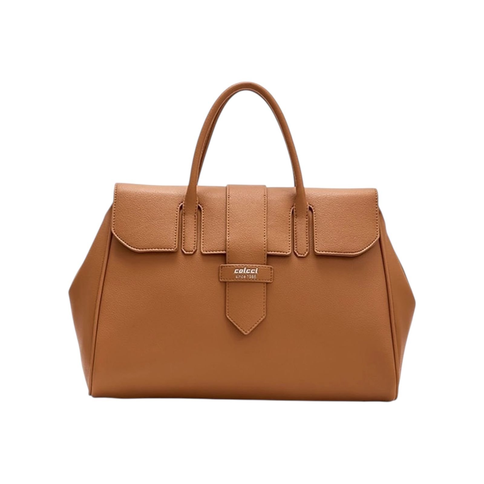 Bolsa Feminina Colcci Tote  Mini Floater De Ombro Grande Caramelo