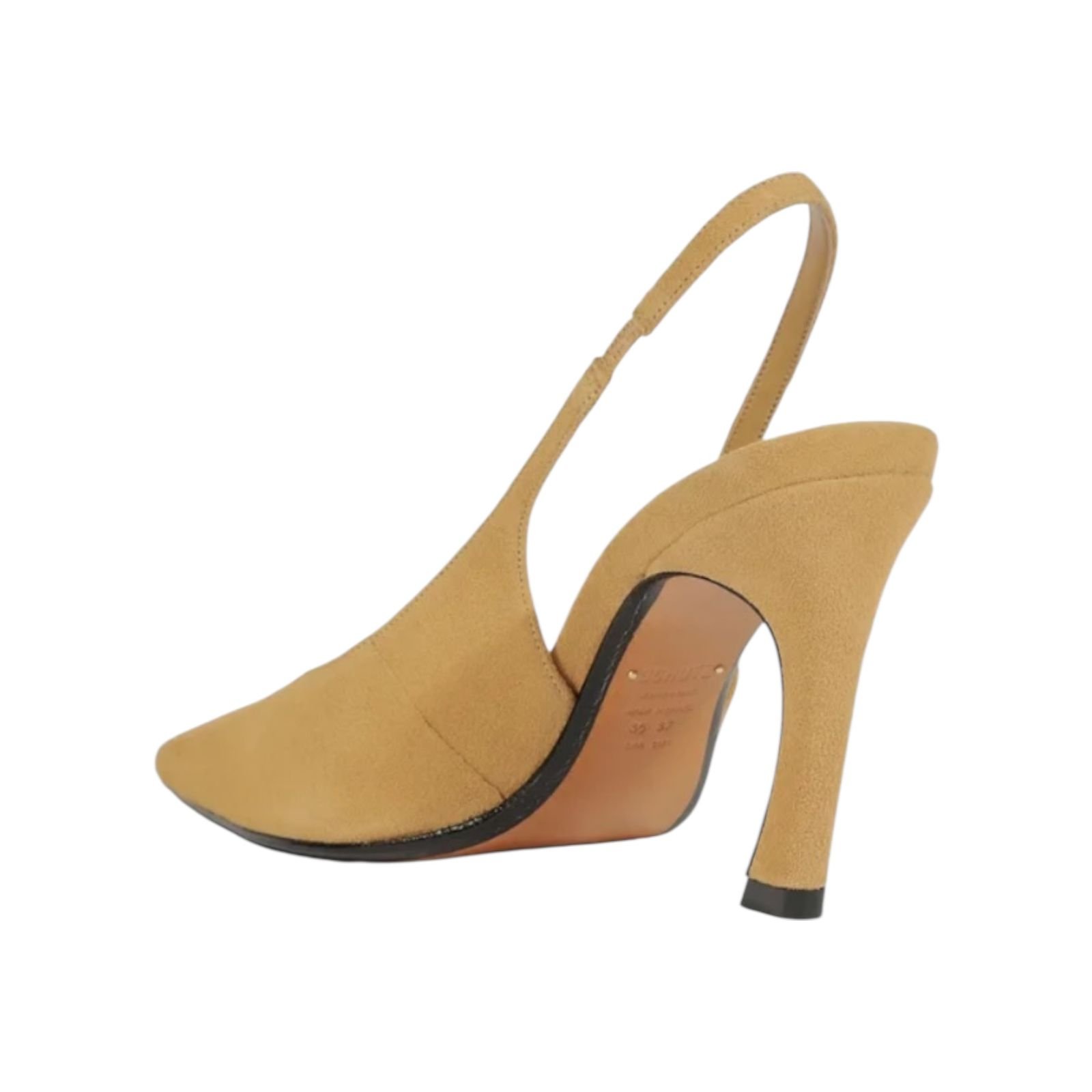 Scarpin Feminino Schutz Slingback Lexi Camurça Bege Bege 4