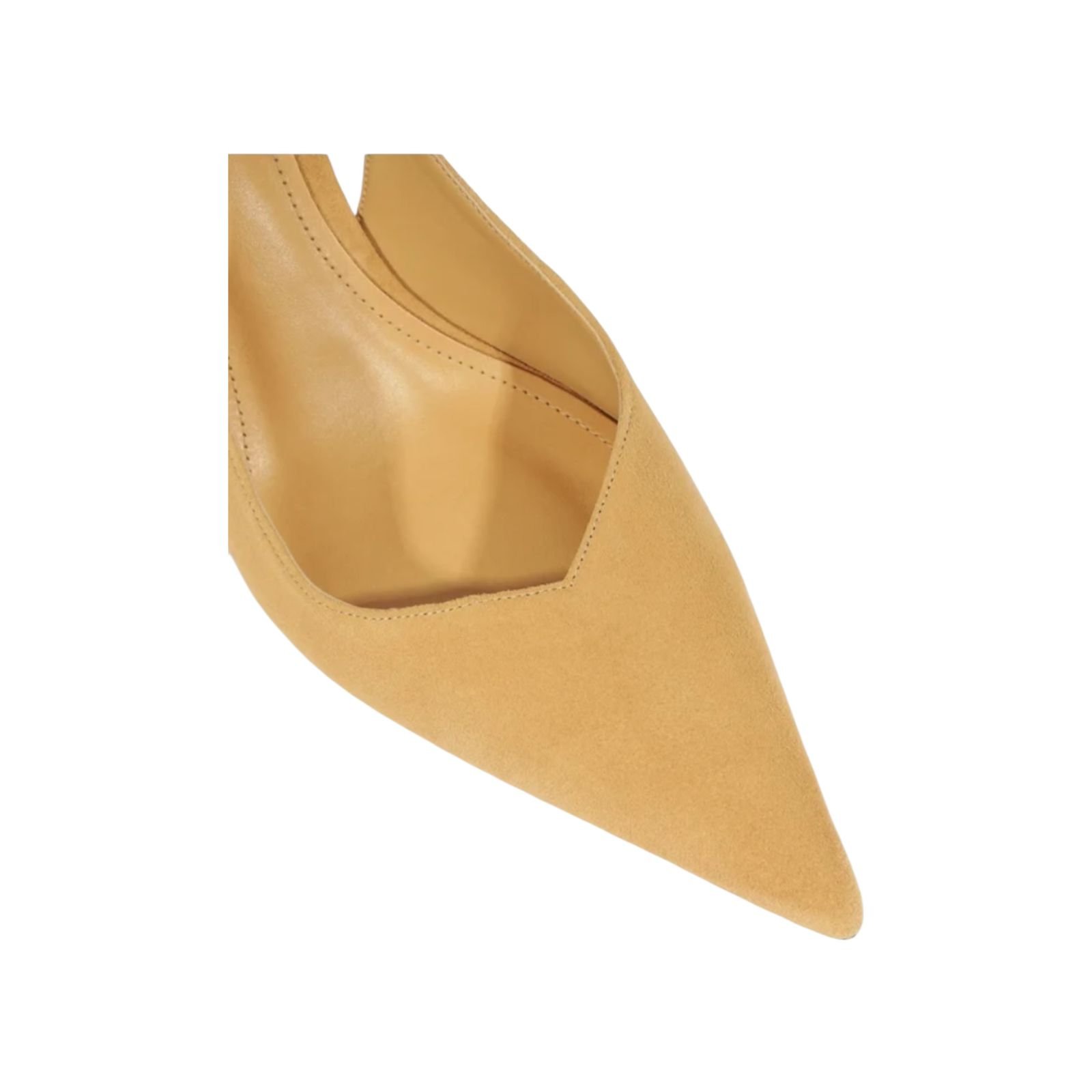 Scarpin Feminino Schutz Slingback Lexi Camurça Bege Bege 6