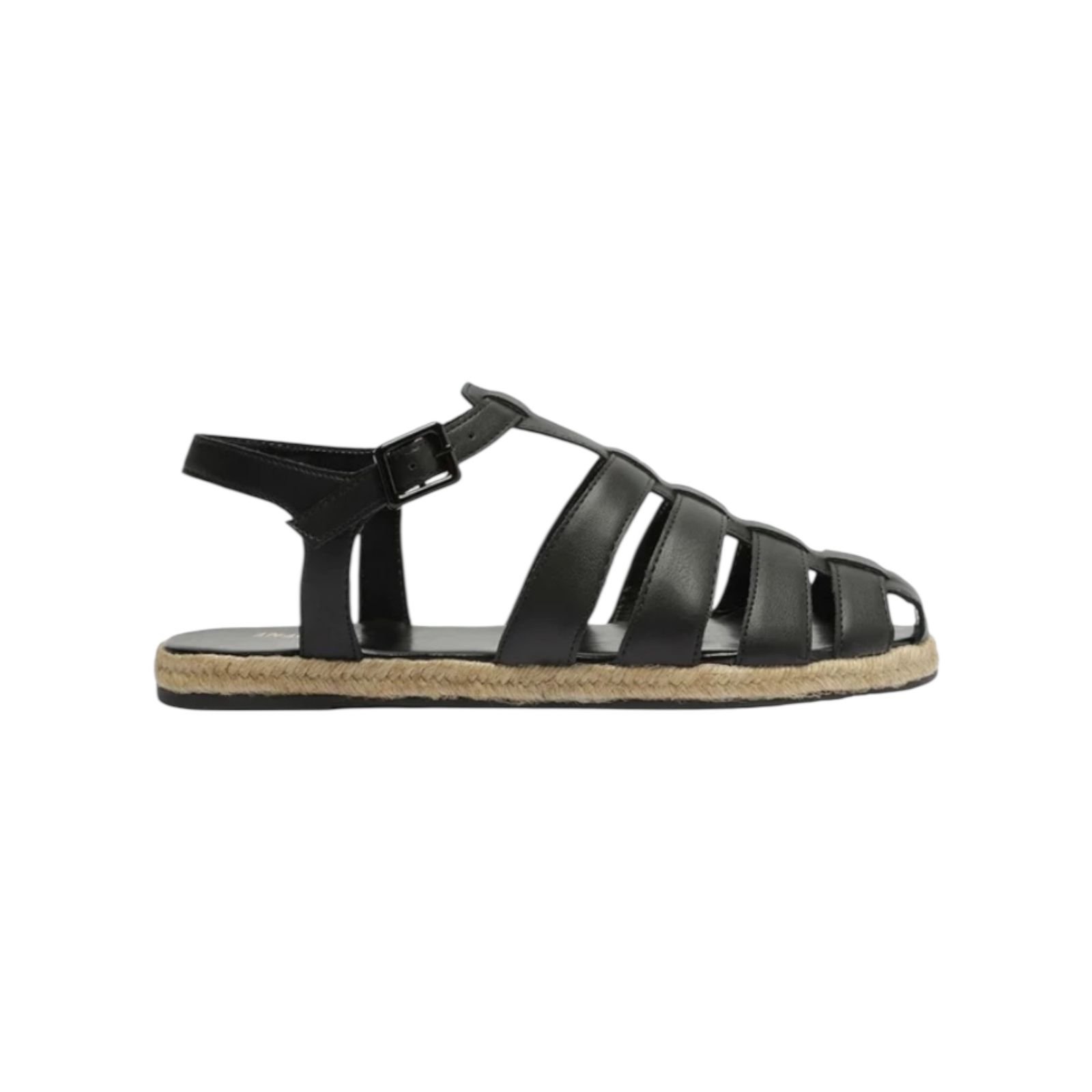 Sandália Ema Corda Anacapri Feminino Preto