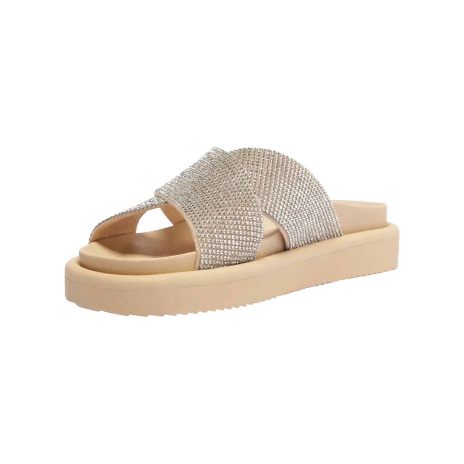 Papete Anatômica Cristal Anacapri Feminino C3038000350002 Bege Prata 4