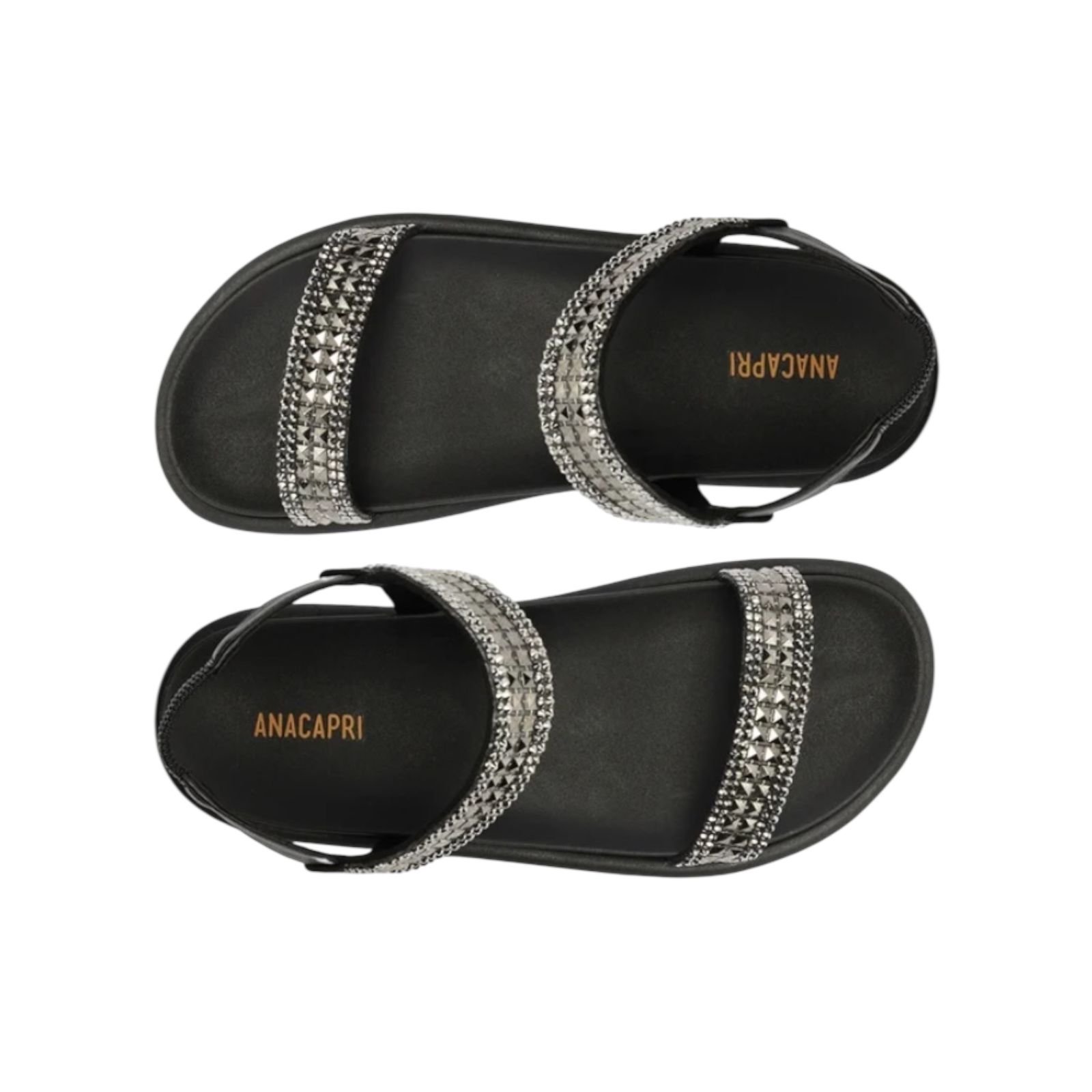 Sandália Papete Anacapri Feminino C3038000330005 Preto Preto 4