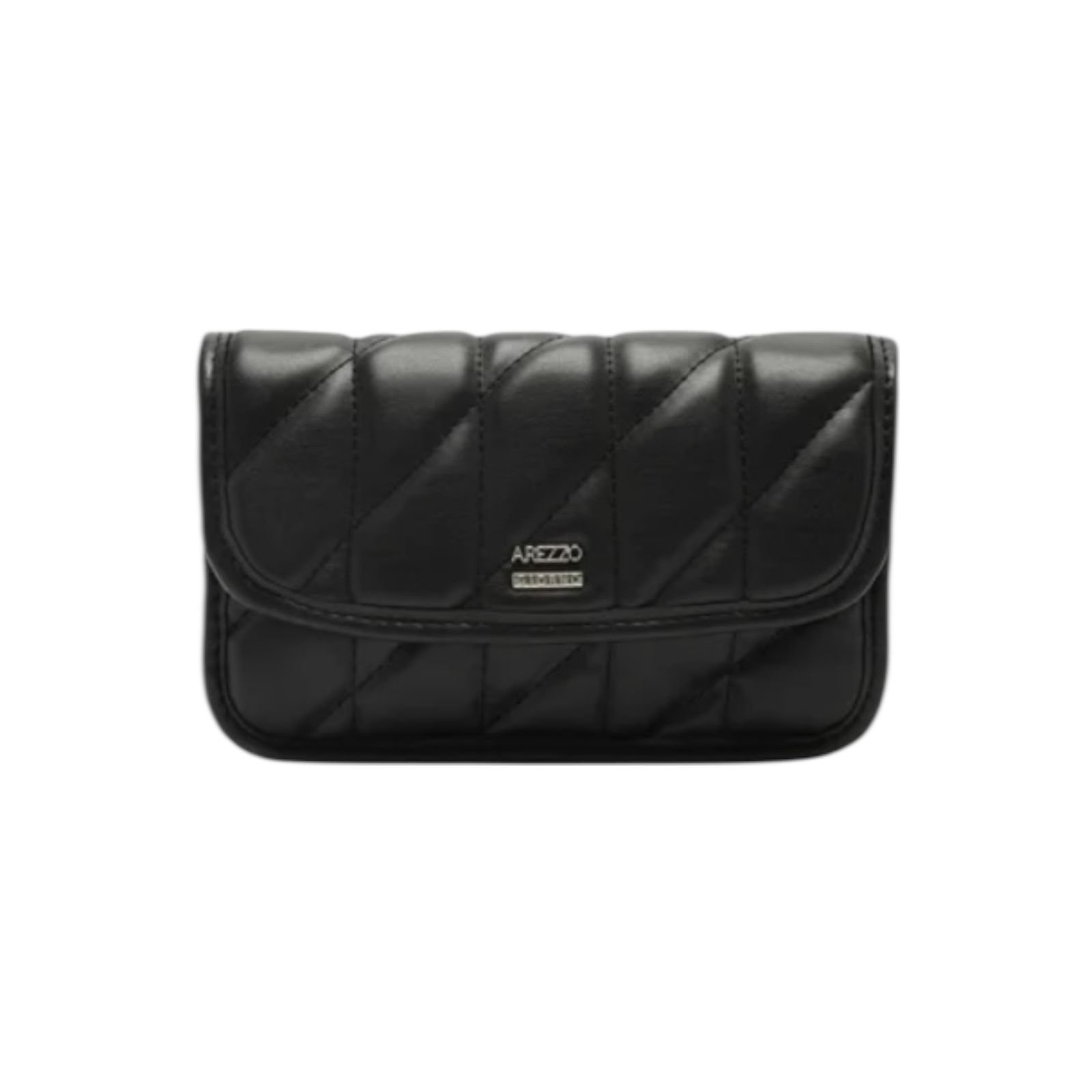 Bolsa Feminina Arezzo Tiracolo Metalasse Pequena Preto
