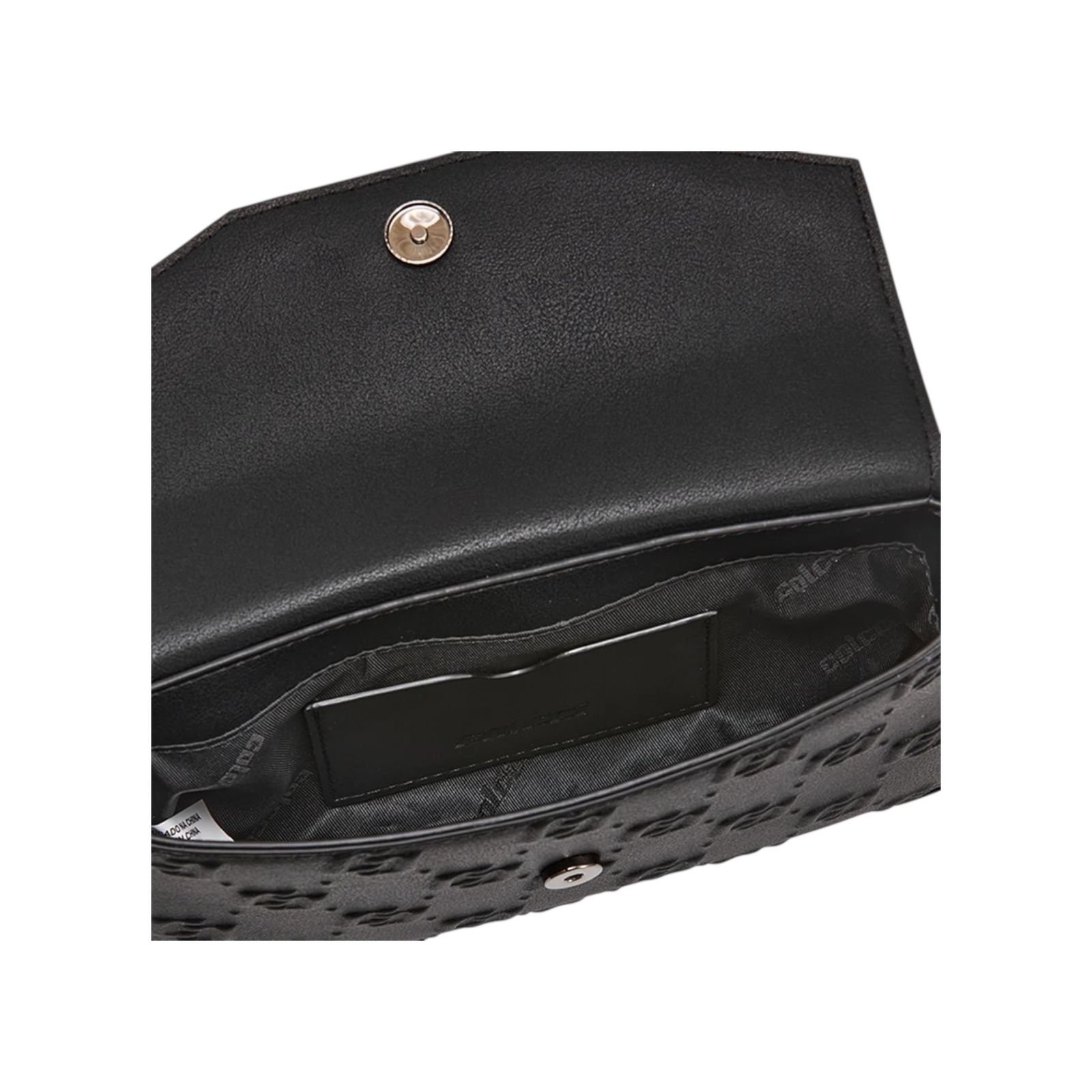 Bolsa Feminina Colcci Crossbody Gravação Tiracolo Pequena Preto Preto 3