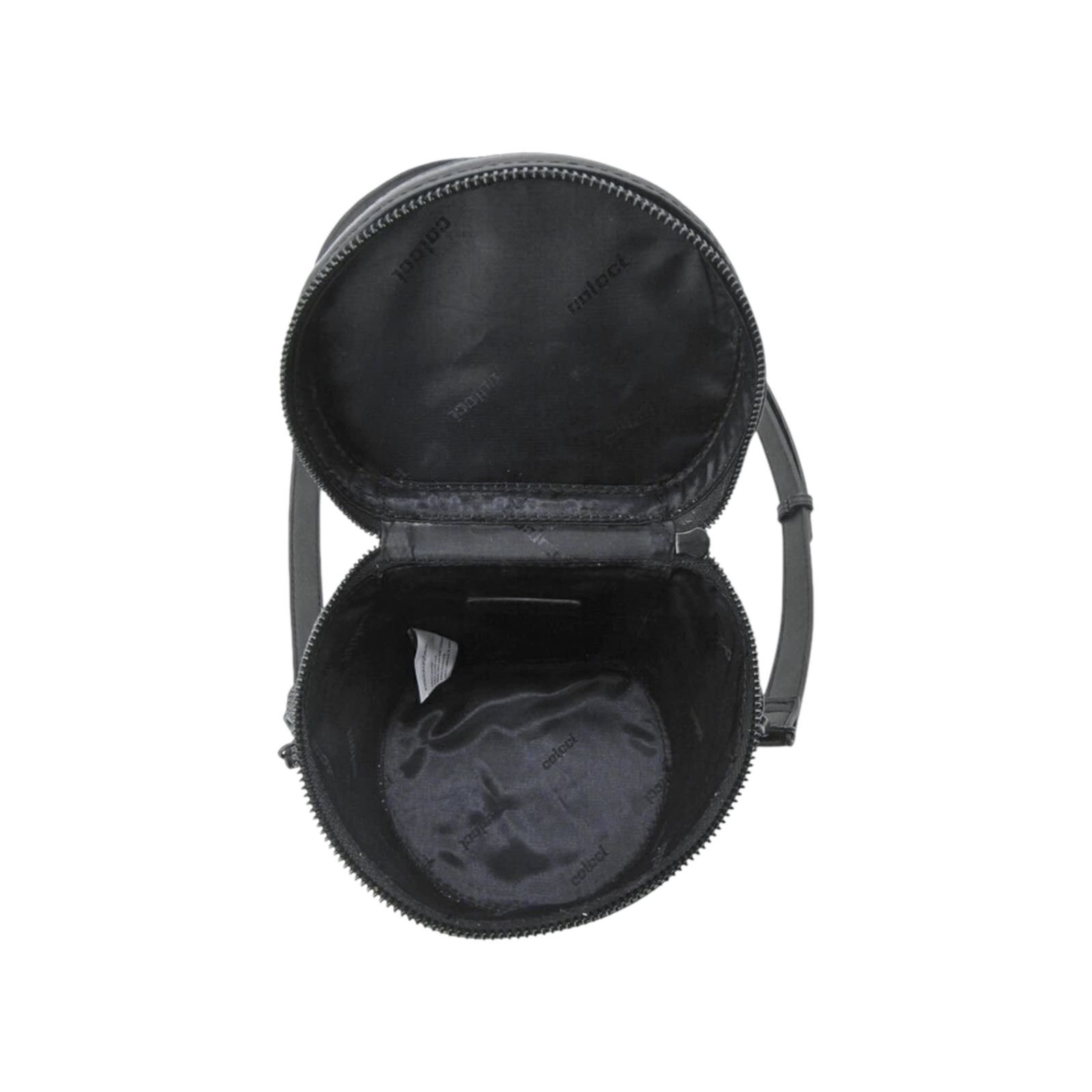 Bolsa Feminina Colcci Bucket Monograma Pequena Preto Preto 3