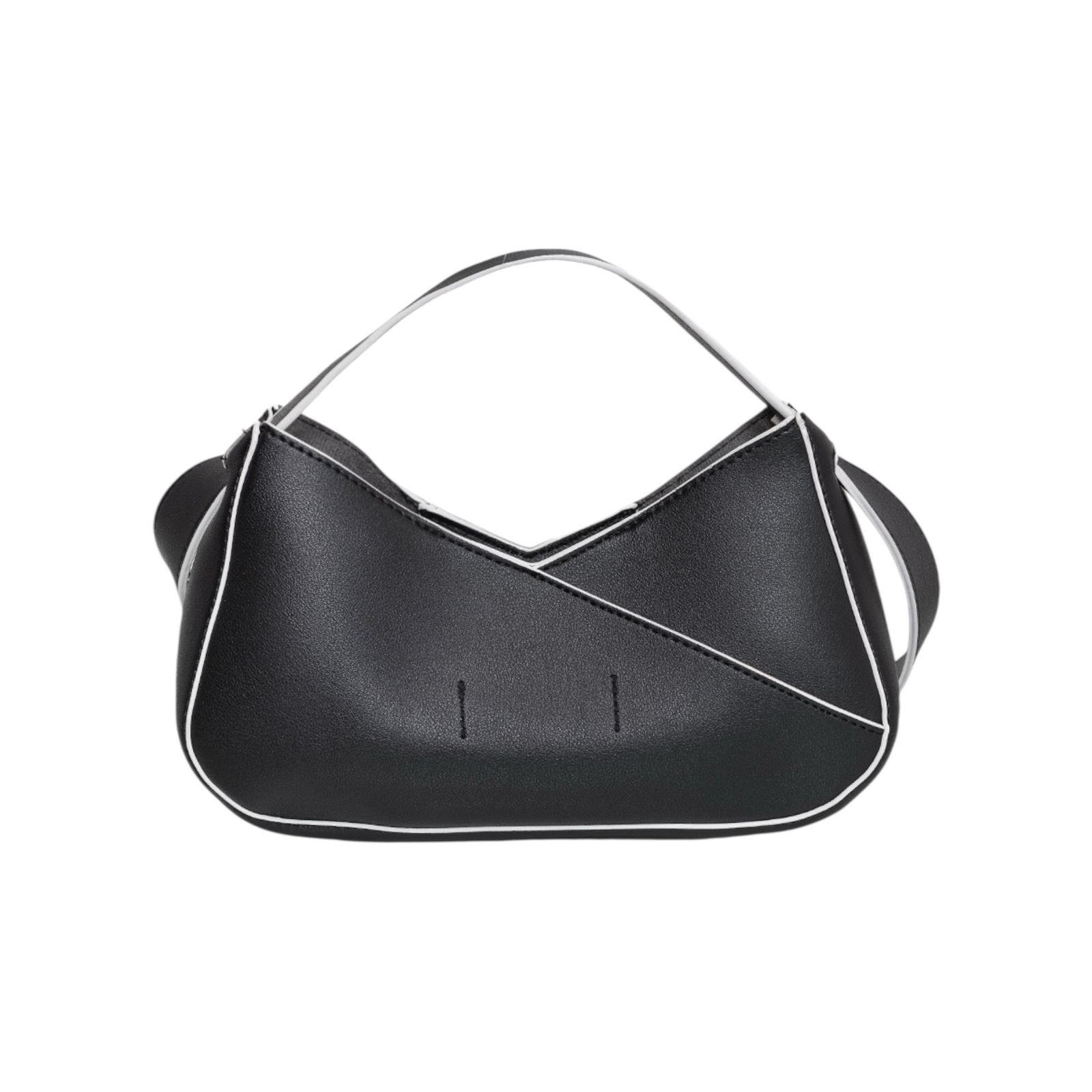 Bolsa Feminina Colcci Crossbody Minimal Alça Dupla Pequena Preto Preto 3