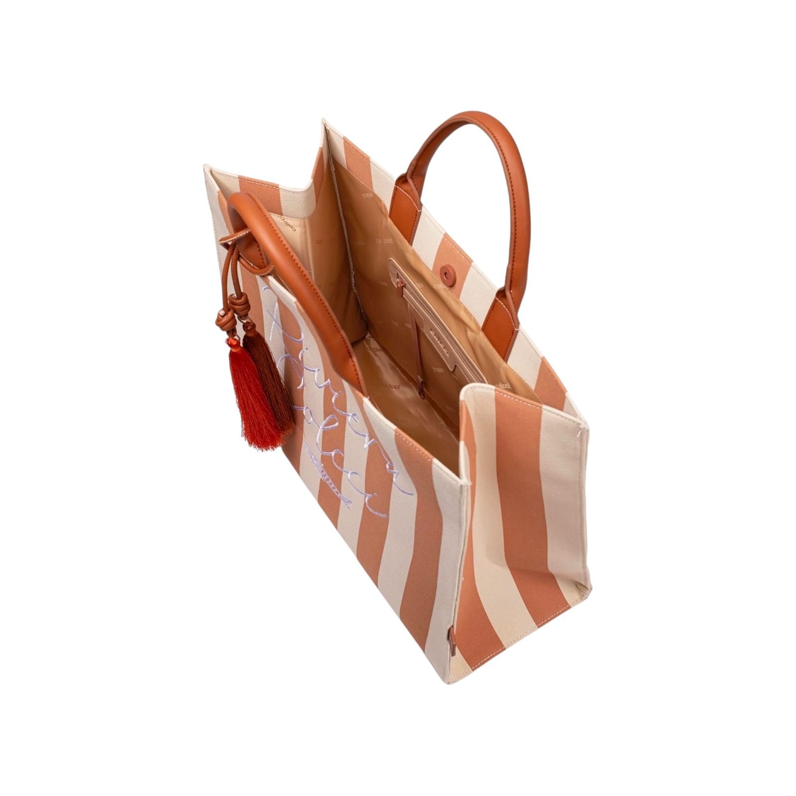 Bolsa Feminina Colcci Shopping Bag De Ombro Grande Caramelo Caramelo 4