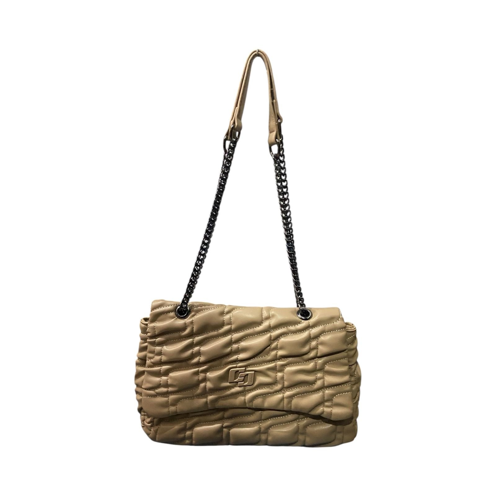 Bolsa Feminina Colcci Matelasse Alça Corrente Media Bege