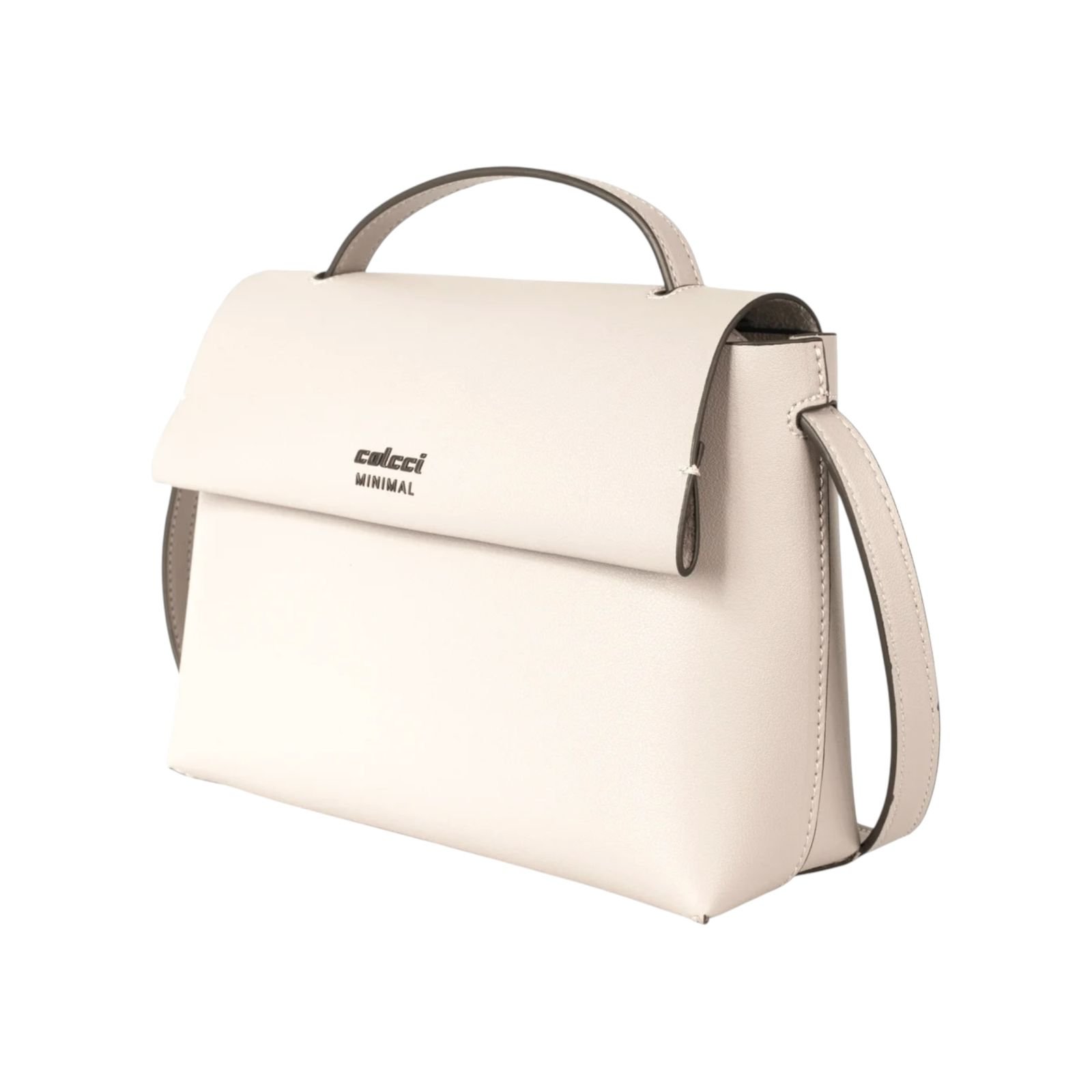 Bolsa Feminina Colcci Crossbody Minimal Transversal Pequena Branco Branco 2