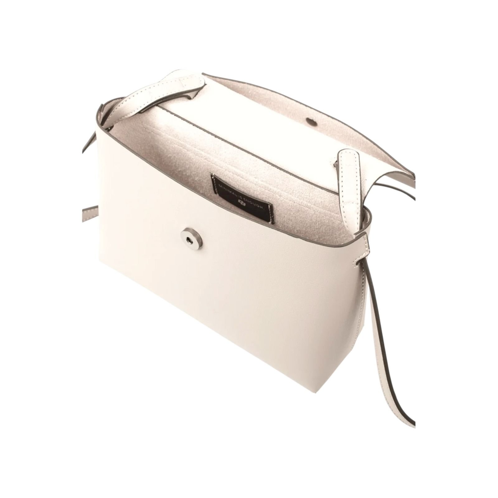 Bolsa Feminina Colcci Crossbody Minimal Transversal Pequena Branco Branco 5