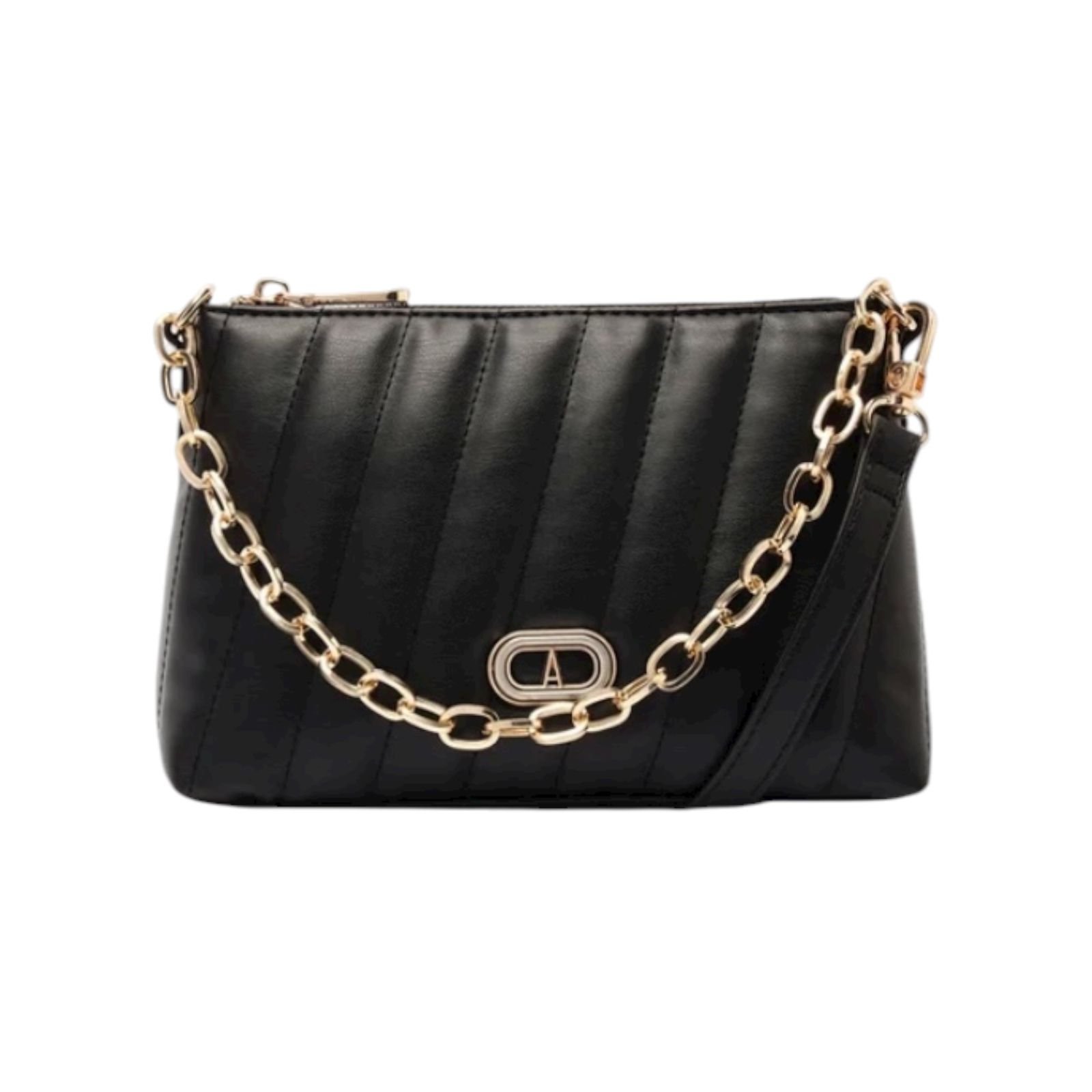 Bolsa Feminina Anacapri Matelassê Tiracolo Pequena Preta