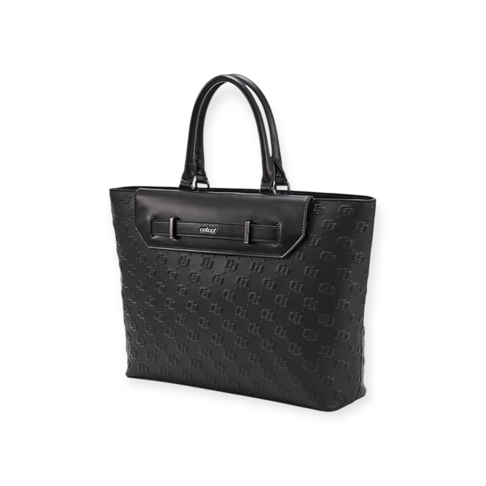 Bolsa Feminina Colcci Shopping Bag Gravação De Ombro Grande Preto Preto 2