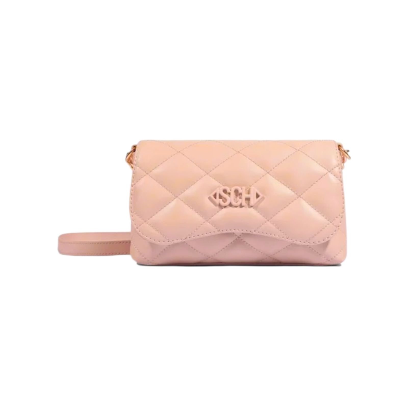 Bolsa Feminina Schutz Crossbody Matelassê Pequena Bege
