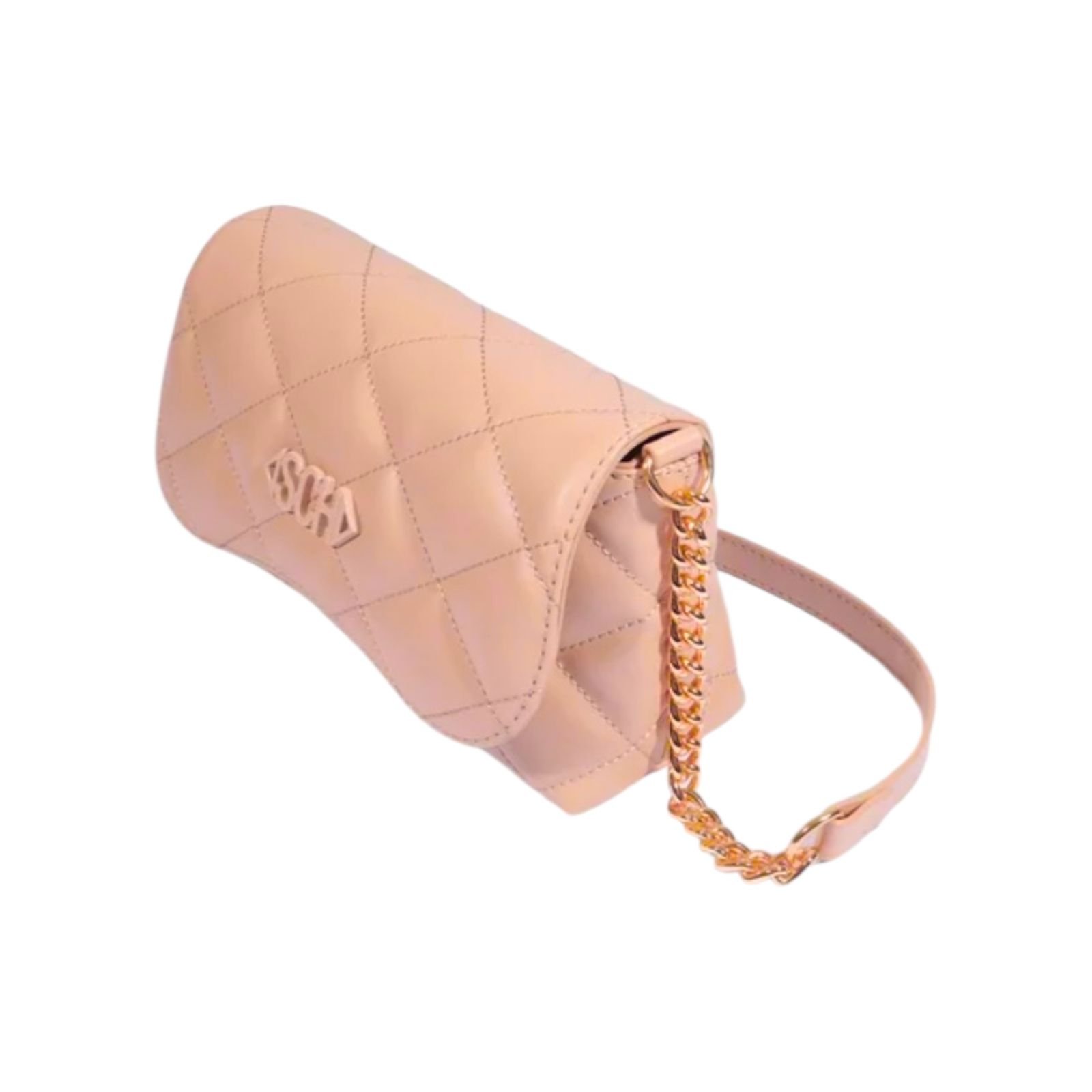 Bolsa Feminina Schutz Crossbody Matelassê Pequena Bege Bege 2