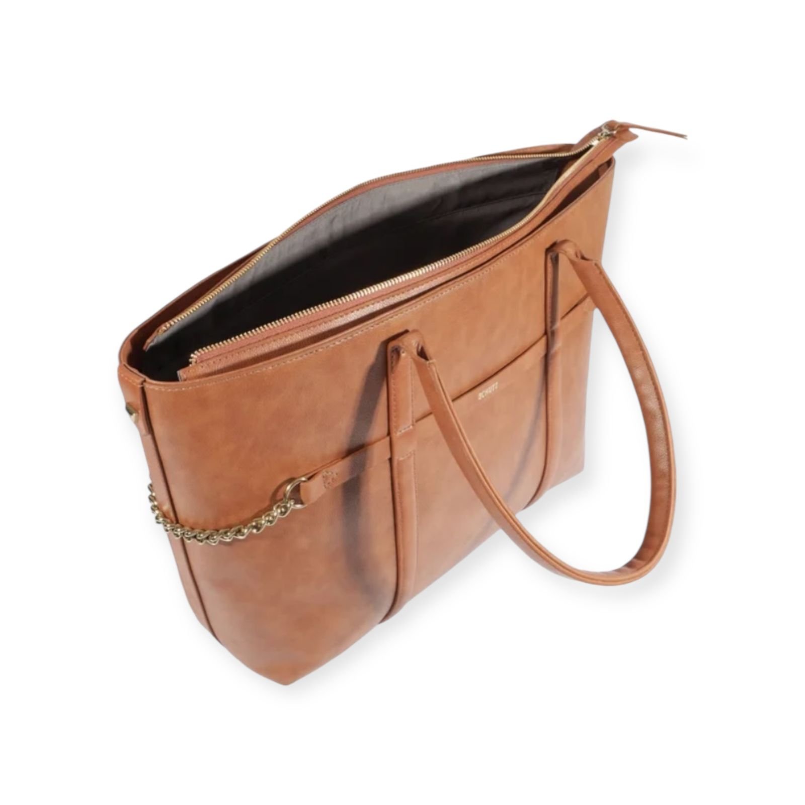Bolsa Feminina Schutz Shopping De Ombro Darya Grande Marrom Marrom 3