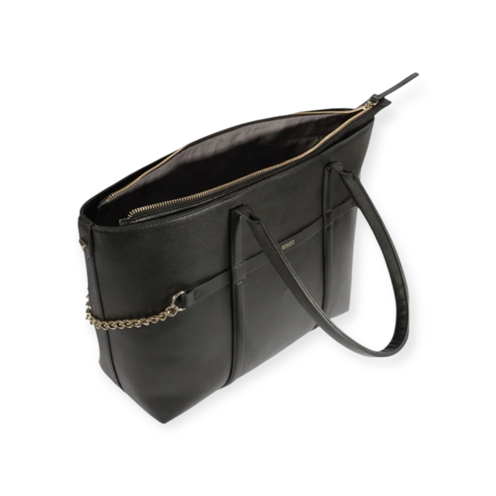 Bolsa Feminina Schutz Shopping De Ombro Darya Grande Preto Preto 4