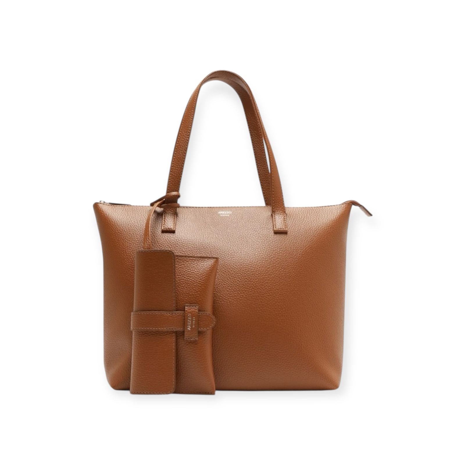 Bolsa Feminina Arezzo Shopping De Ombro Grande Caramelo