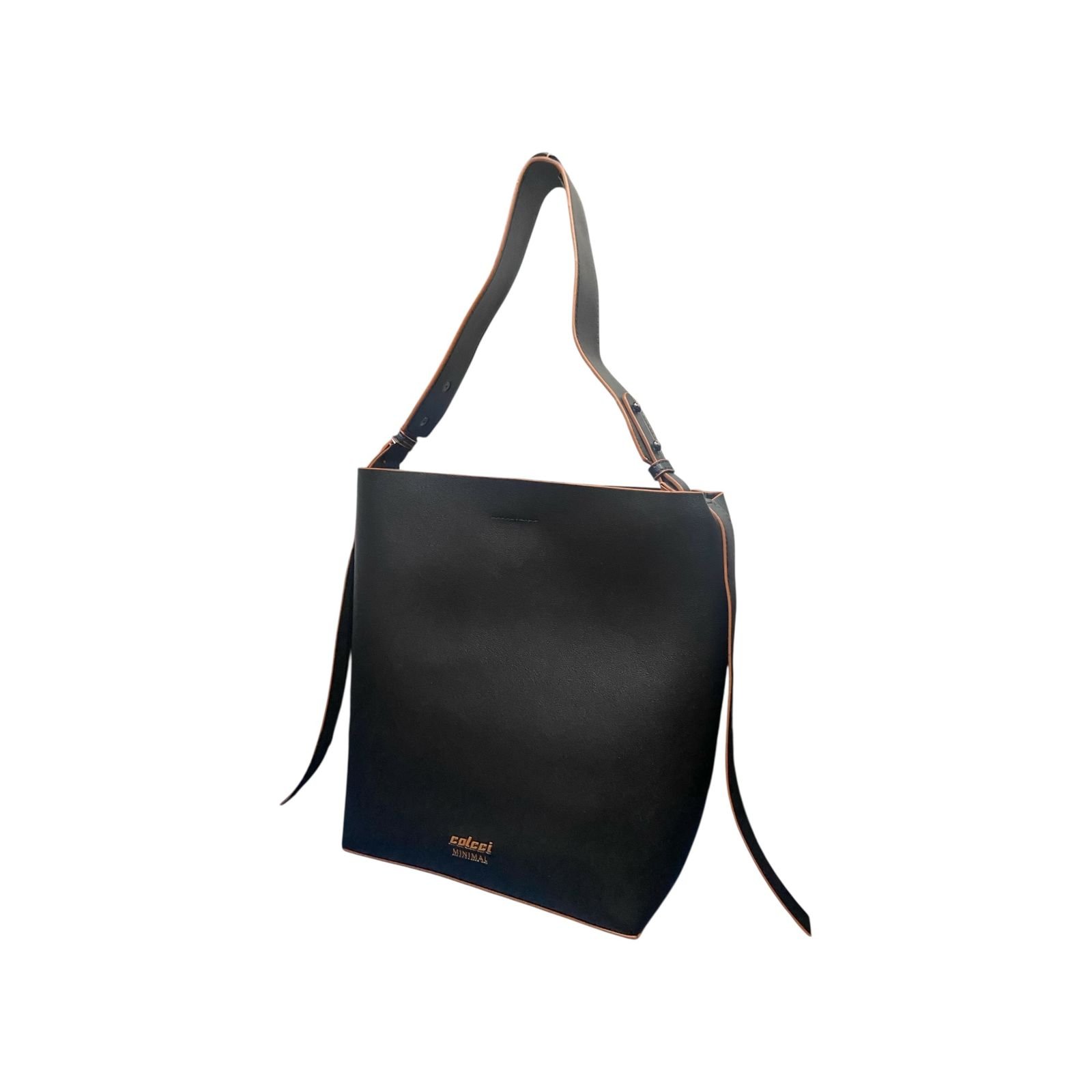 Bolsa Feminina Colcci Bucket Minimal Média Preta Preto 2