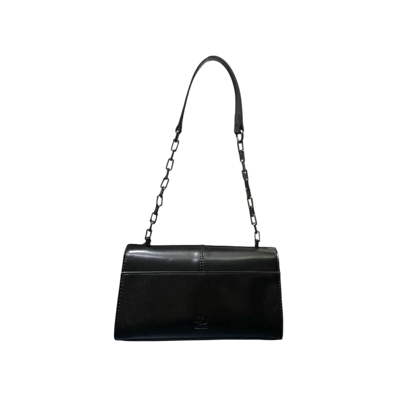 Bolsa Feminina Colcci Tampa Brand De Ombro Corrente Pequena Preto Preto 2