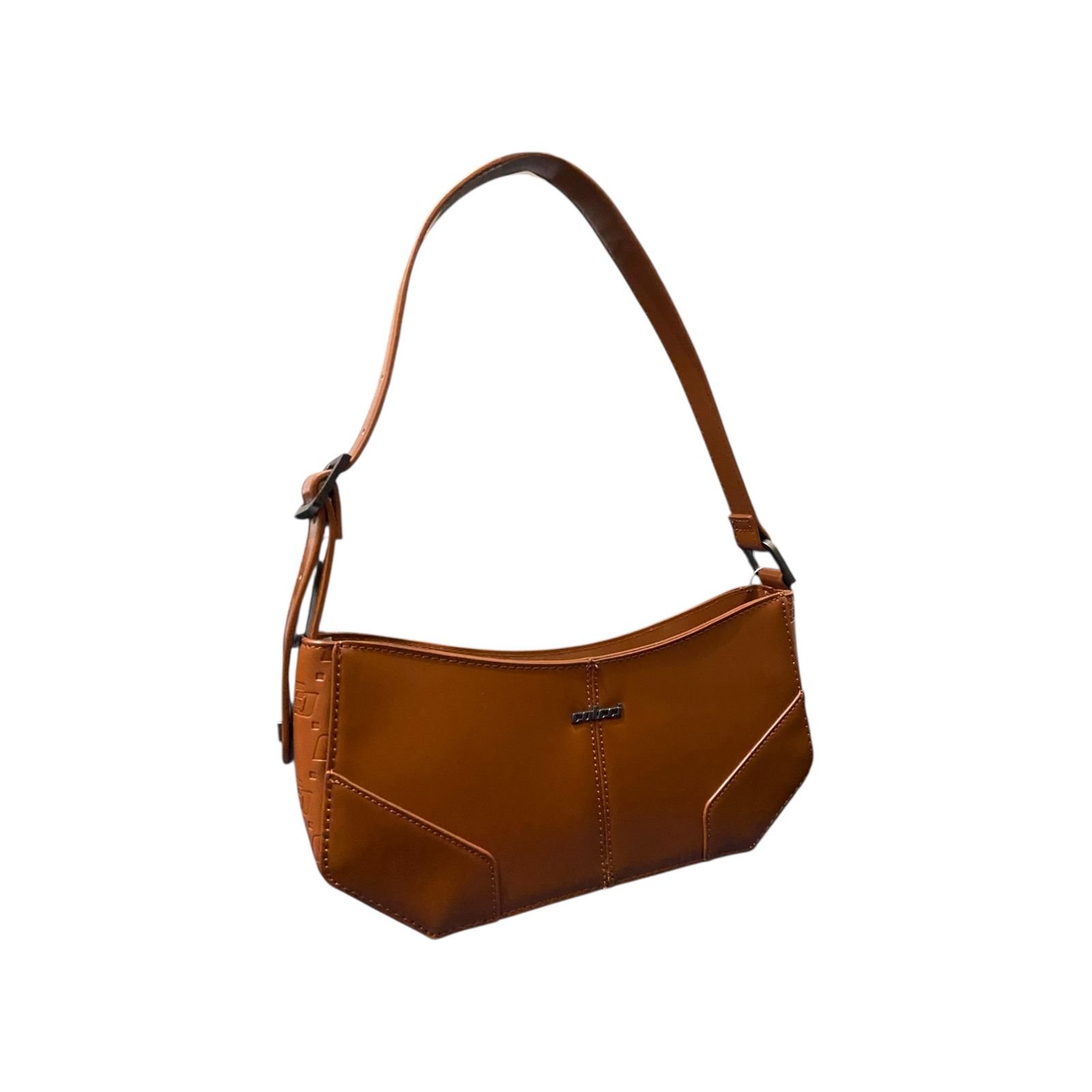 Bolsa Feminina Colcci Shoulder Brand De Ombro Pequena Caramelo Marrom 2