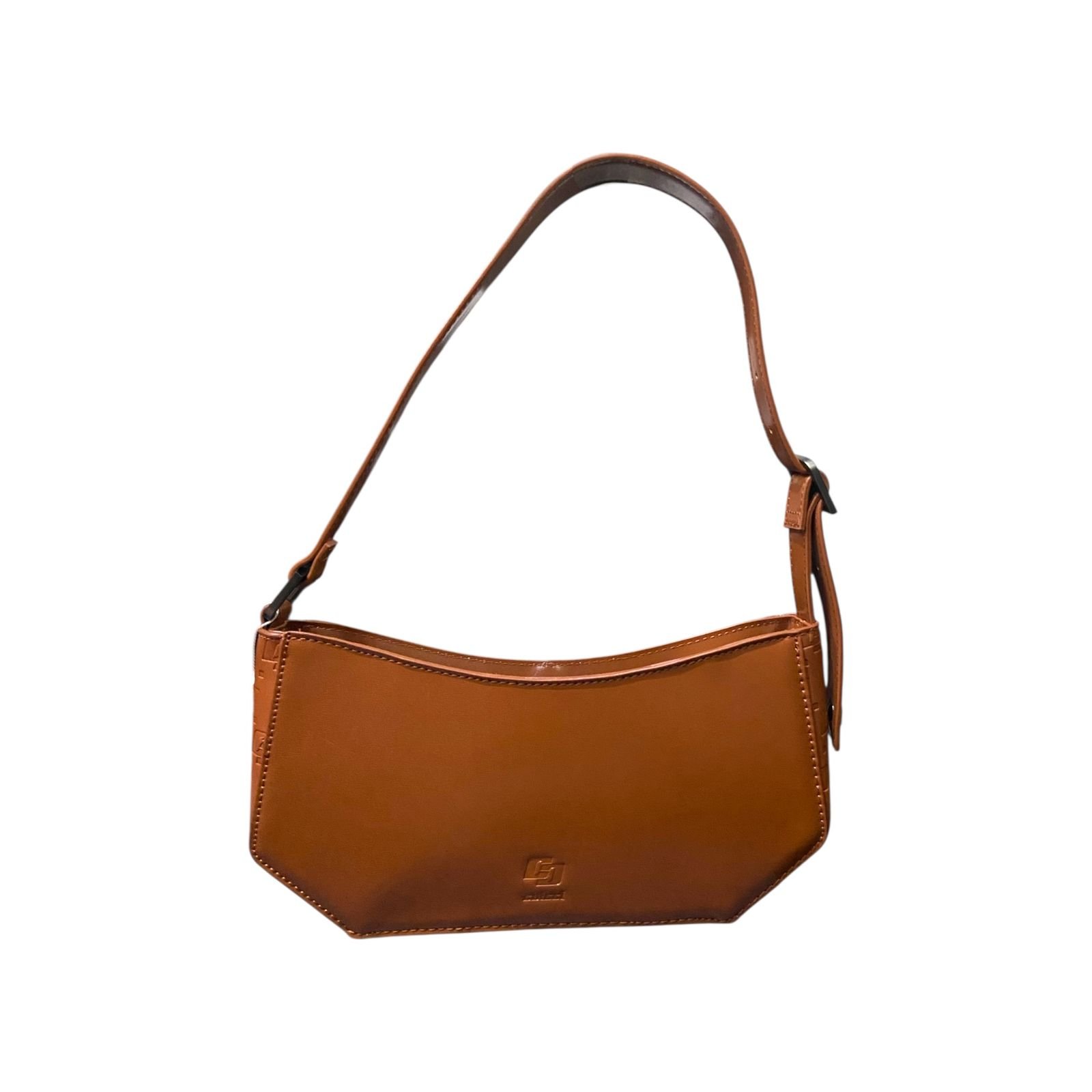 Bolsa Feminina Colcci Shoulder Brand De Ombro Pequena Caramelo Marrom 5