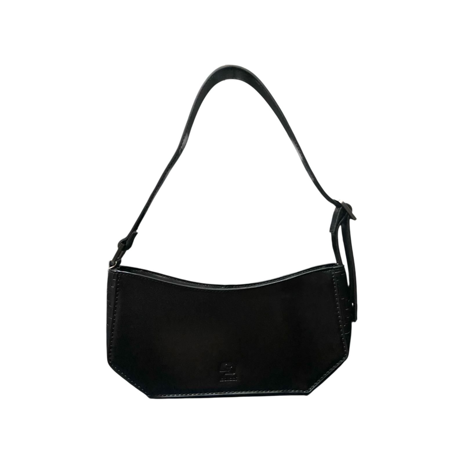Bolsa Feminina Colcci Shoulder Brand De Ombro Pequena Preto Preto 5